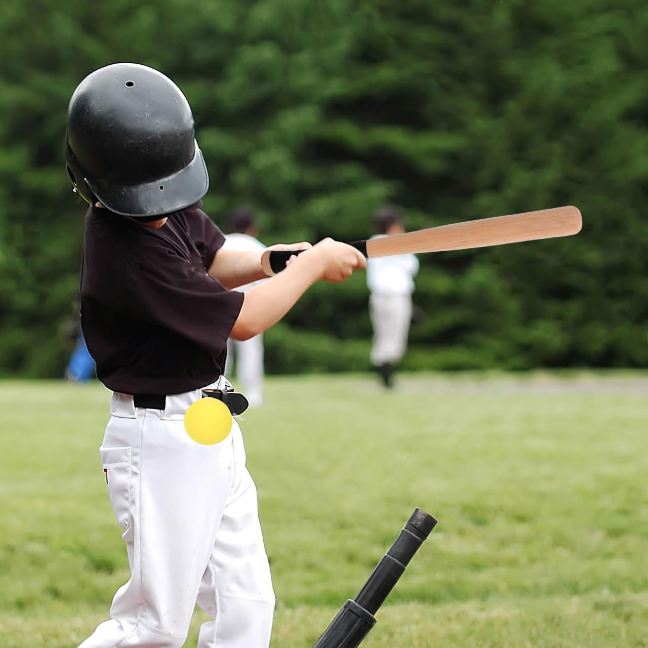 VANZACK Mazza da baseball in legno massiccio 54 cm per bambini adolescenti e adulti, ideale per allenamento e competizioni sportive