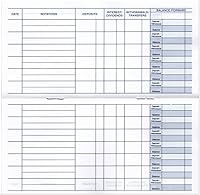 Vista 2 de Registro de Registros de Transacciones de Ahorro (5 Registros)