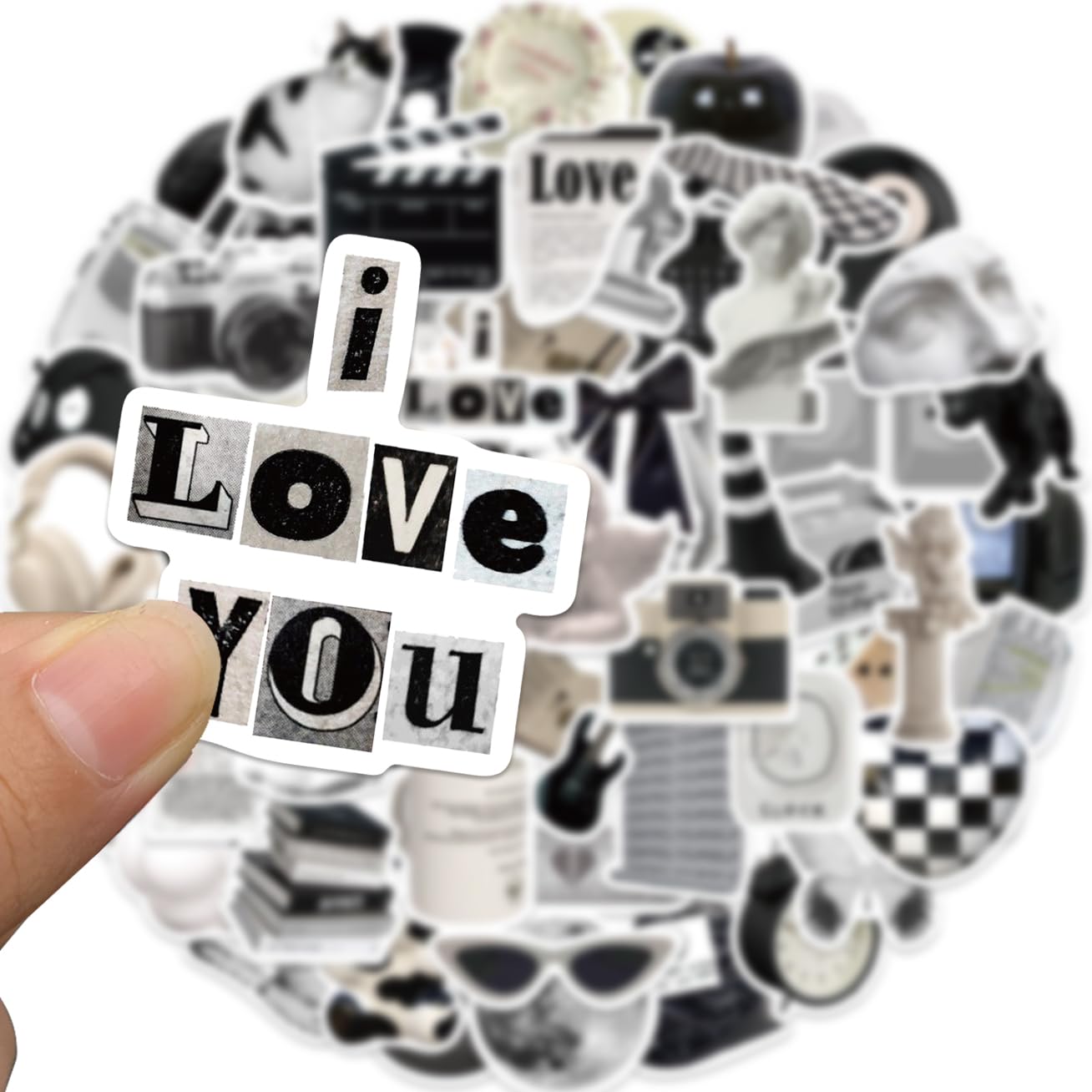 Laptop Water Bottle Stickers 61 Pcs IBEW Stickers Pack - Aesthetic ...