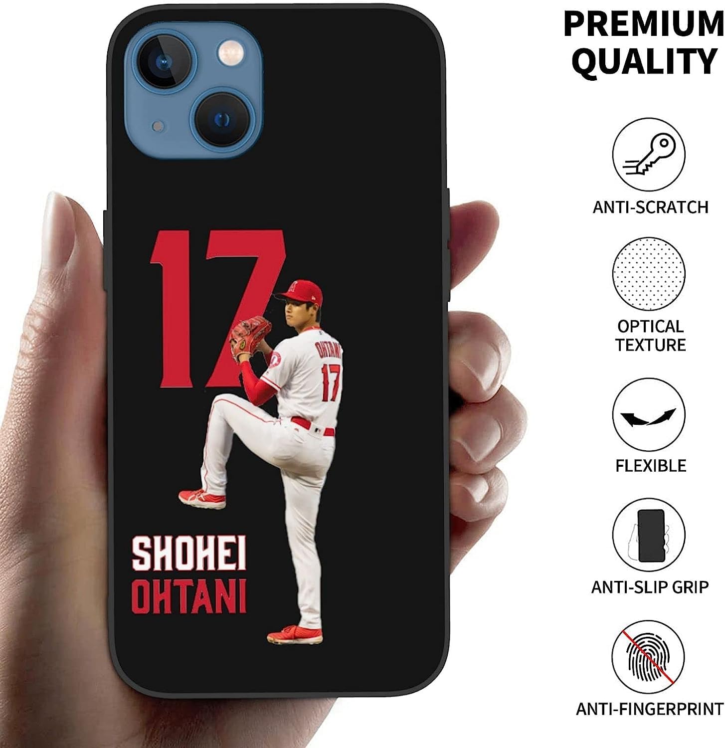iPhone 15 Plusケース 手帳型 大谷翔平 SHOHEI OHTANI【大谷翔平