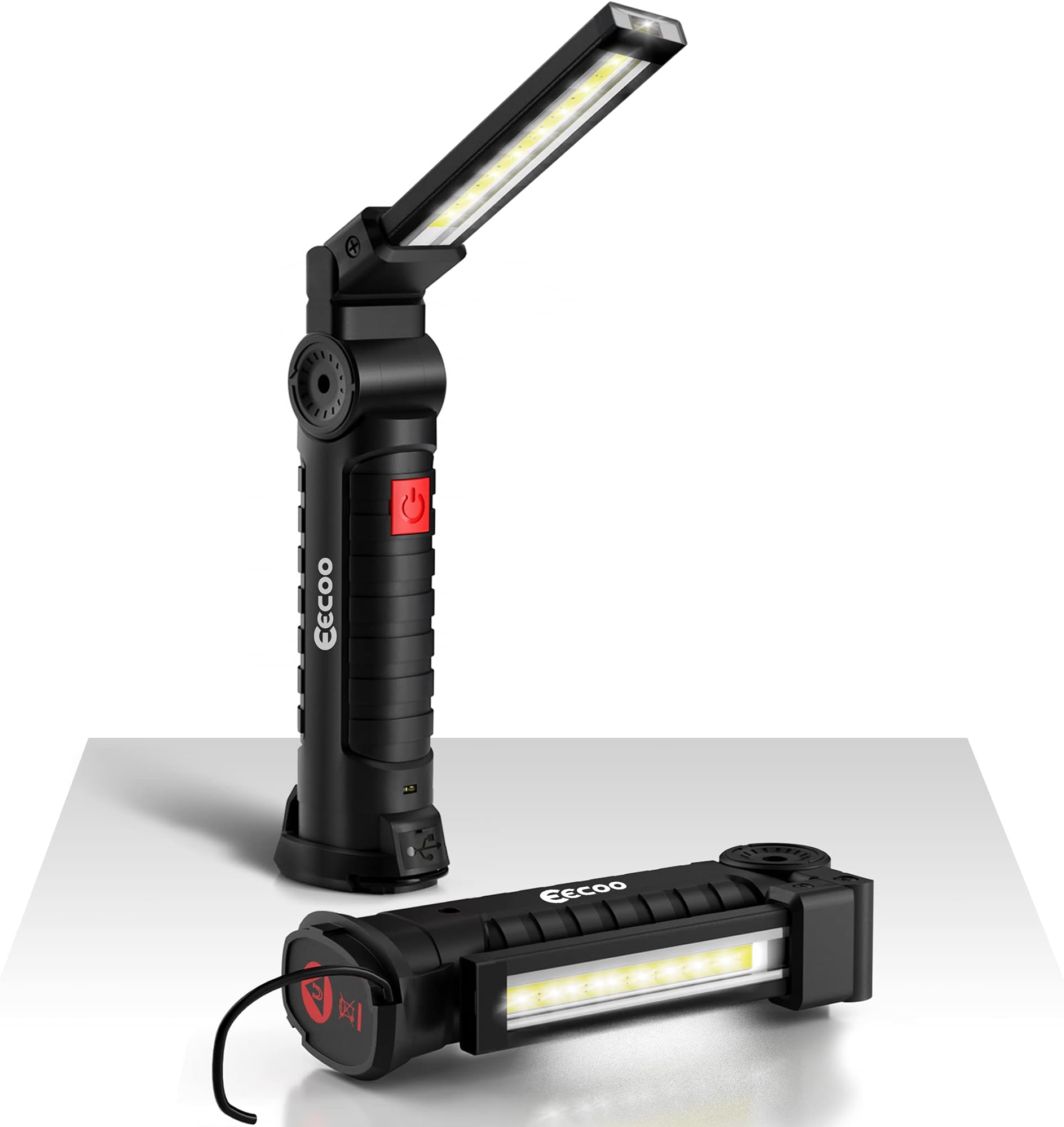 Lampada LED Ricaricabile AuRiver Con Magnete - 600 Lumen, 2200mAh, Per Officina, Campeggio E Lavori - Foto 3