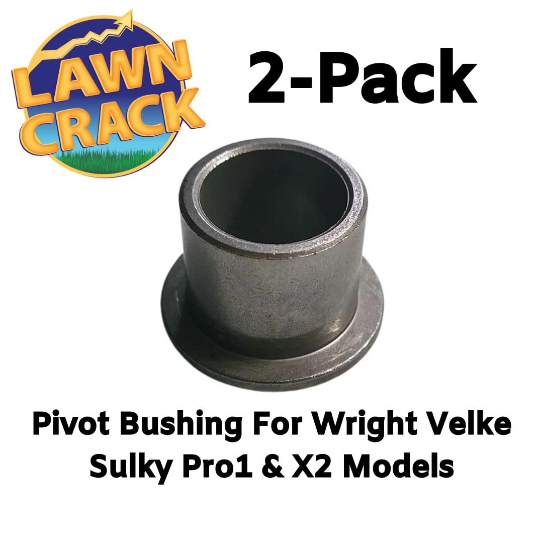 Lawn Crack 2-Pack Replacement for Wright Velke Bushing 14990001 VPIVOTBUSH VKPIVOTBUSH for Pro1 & X2 Sulky