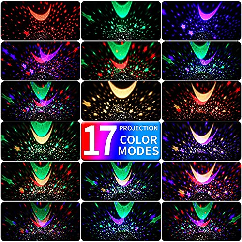 Kids Star Projector Night Lights With Timer Baby Moon Star Lamp 360 Degree Rotating Starry Nightlight Gifts For 3 To 12 Year Old Boys Girls Nursery Children Bedroom Decor #TOP2