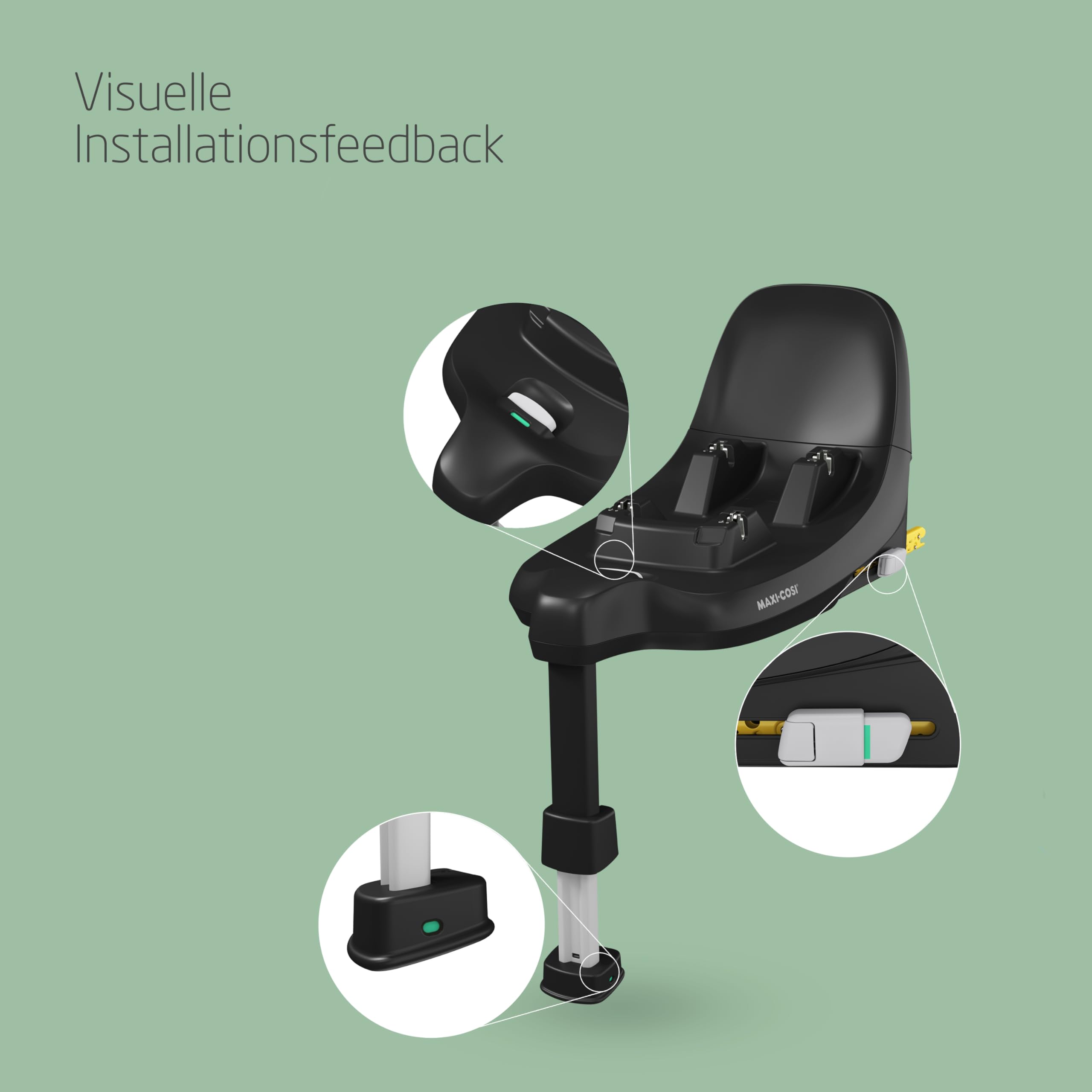 Maxi-Cosi FamilyFix S ISOFIX Basisstation 0–18 kg 40–105 cm rückwärtsgerichtetes Fahren Schwarz
