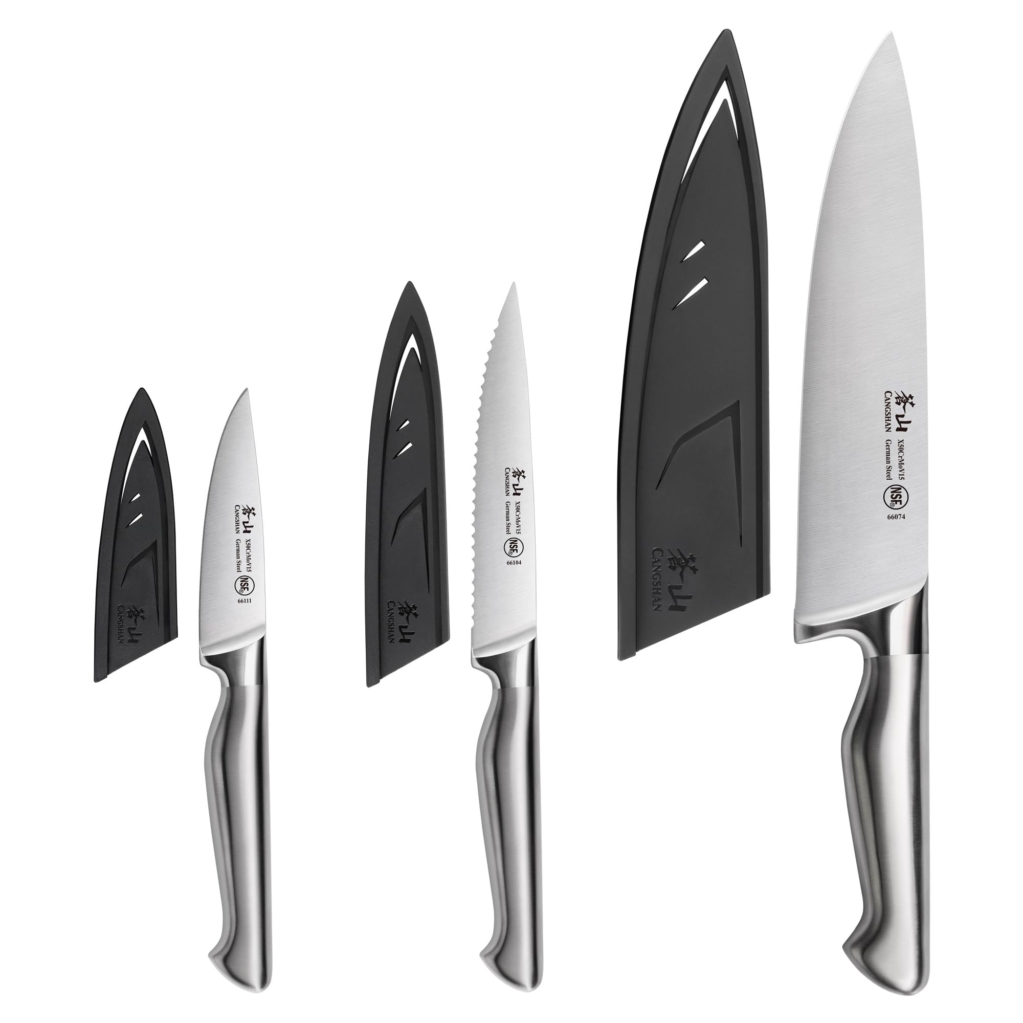 Amazon.com: Cangshan Sanford Series 1027174 German Steel 3-Piece
