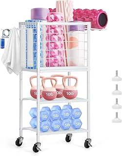 Weight Rack for Home Gym, Workout Equipment Storage Organize