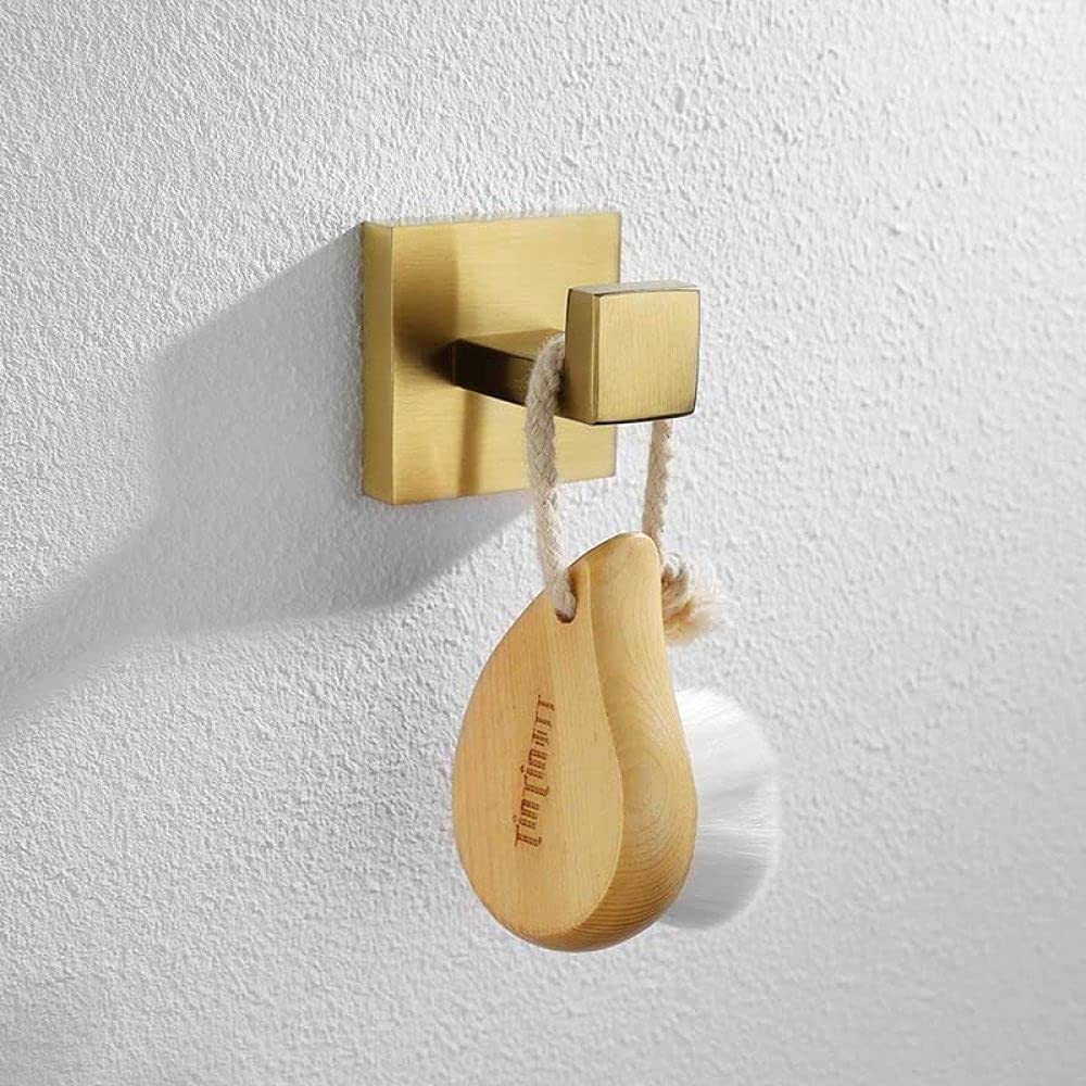 Juego de toallero y portarrollos de papel higiénico en bronce negro: accesorios de baño con acabado de espejo pulido, anilla para colgar albornoces, decoración elegante y duradera para el hogar.
