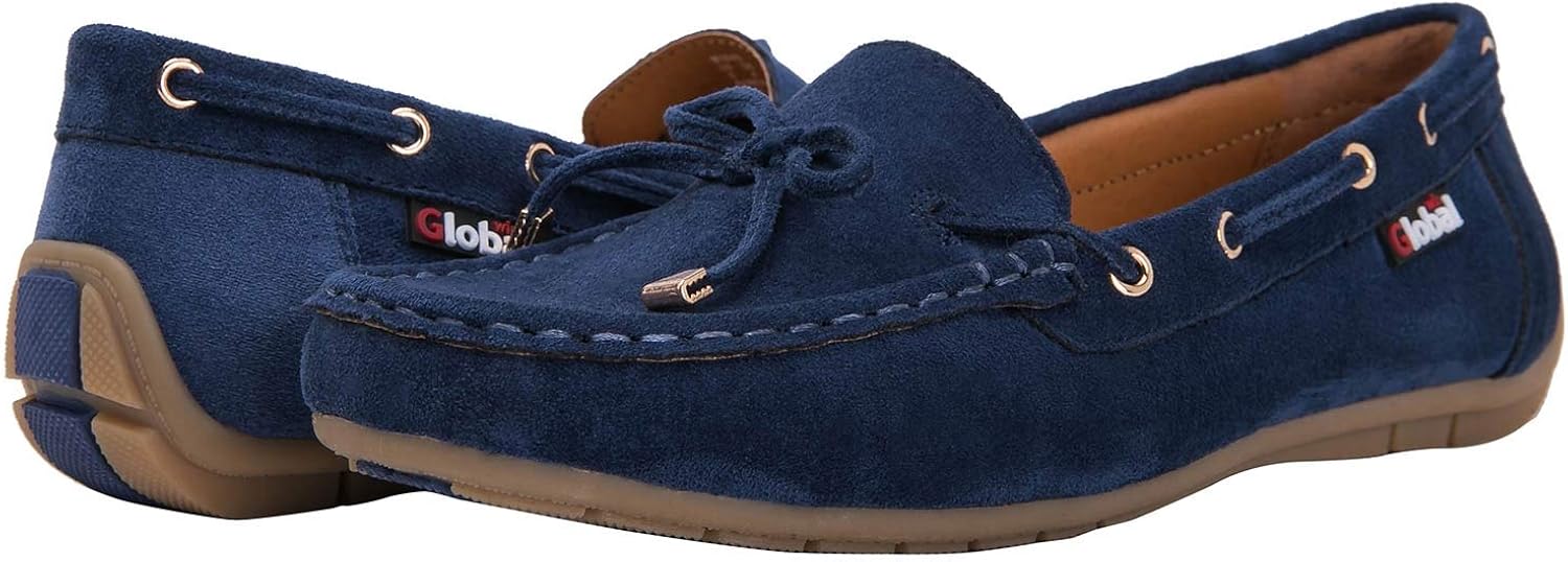 GLOBALWIN Women's Slip On Loafers Driving Moccasins Flats