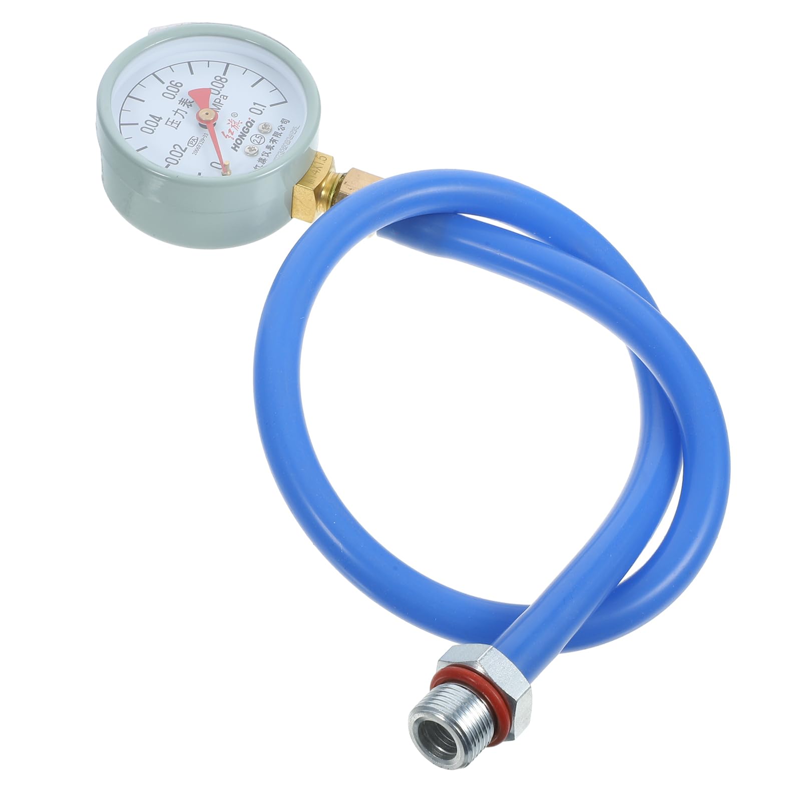 FAVOMOTO Exhaust Back Pressure Tester Kit, Professional Automotive Emission Detector with Hose and Adapters Universal Automotive Exhaust Back Pressure Gauge for Vehicle Diagnostics