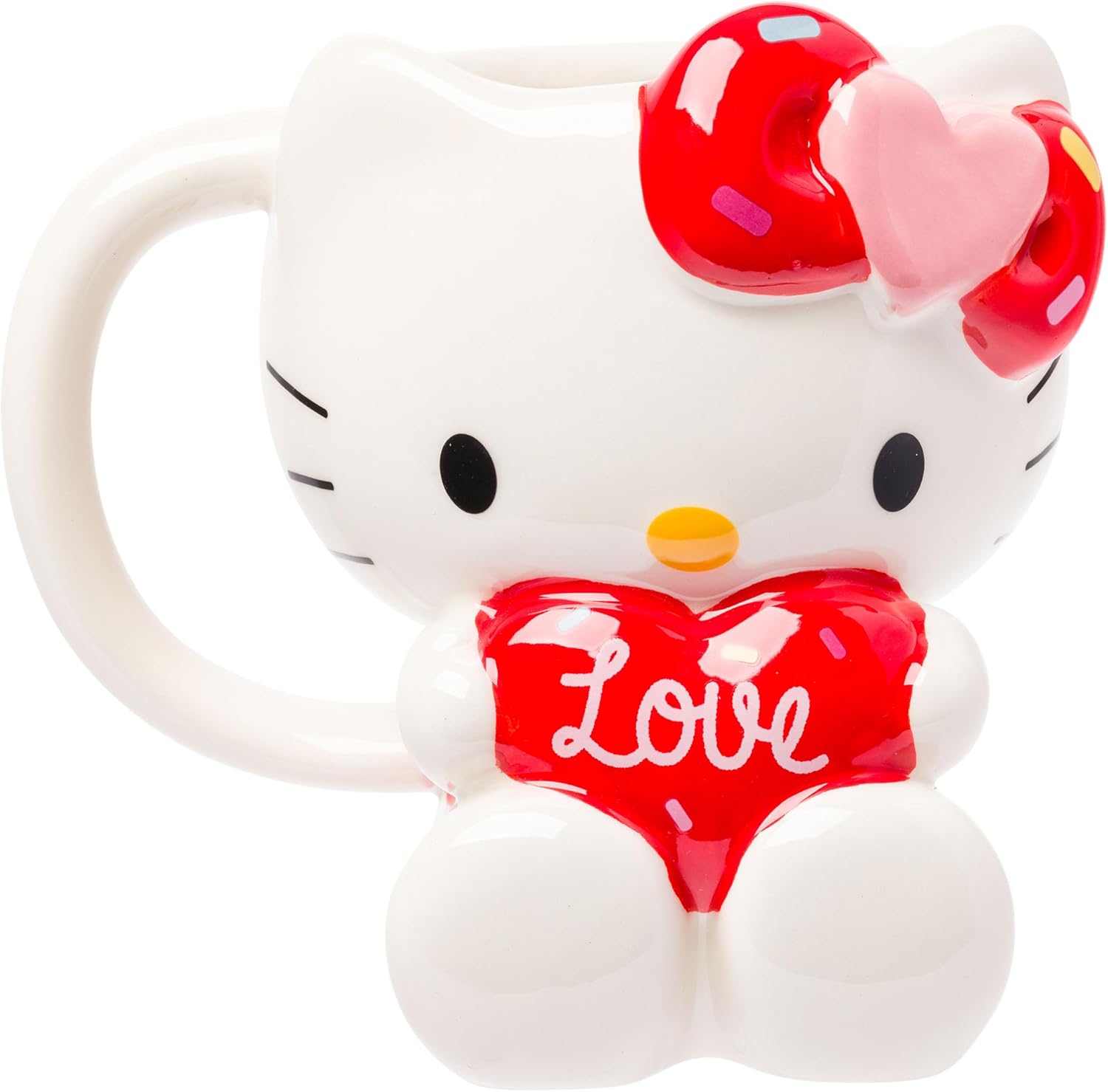 Hello Kitty Holding Love Heart