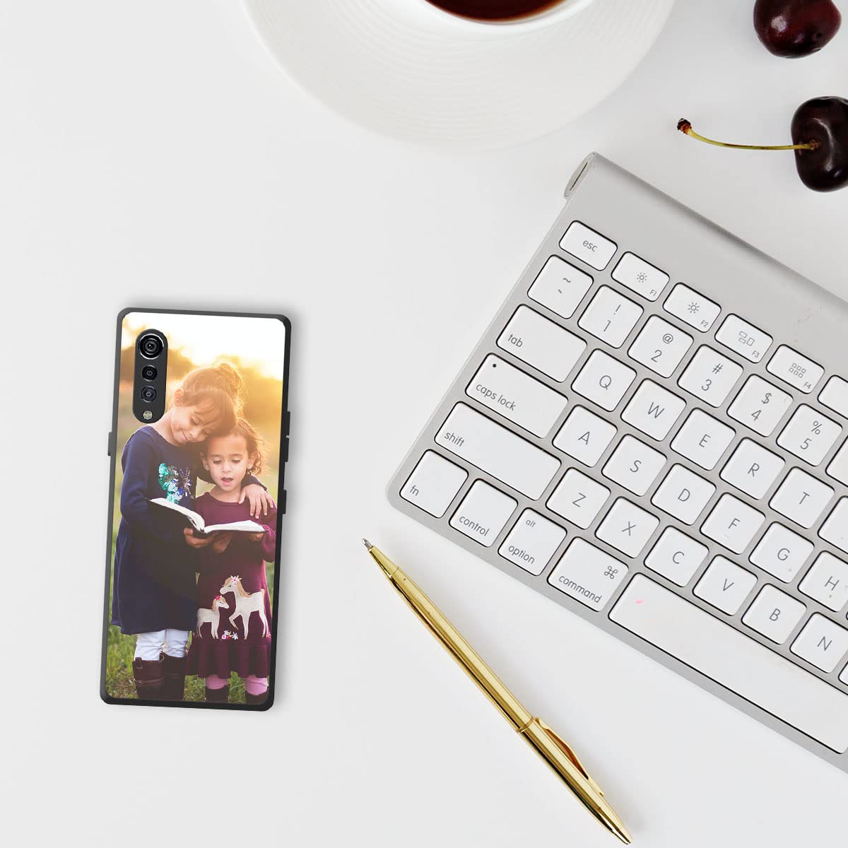 GSDMFUNNY Coque Personnalisée Avec Photo Pour LG Velvet 5G - Coque De Téléphone Avec Texte Photo Personnalisé Pour LG Velvet 5G - Compatible Avec LG