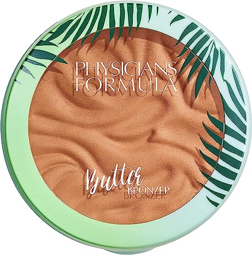 Physicians Formula - Murumuru Butter Bronzer - Bronceador Lligero Ultra-Rico - Fórmula con Manteca de Murumuru, Textura Cremosa y Suave - Incluye Aplicador de Esponja - Sunkissed Bronzer