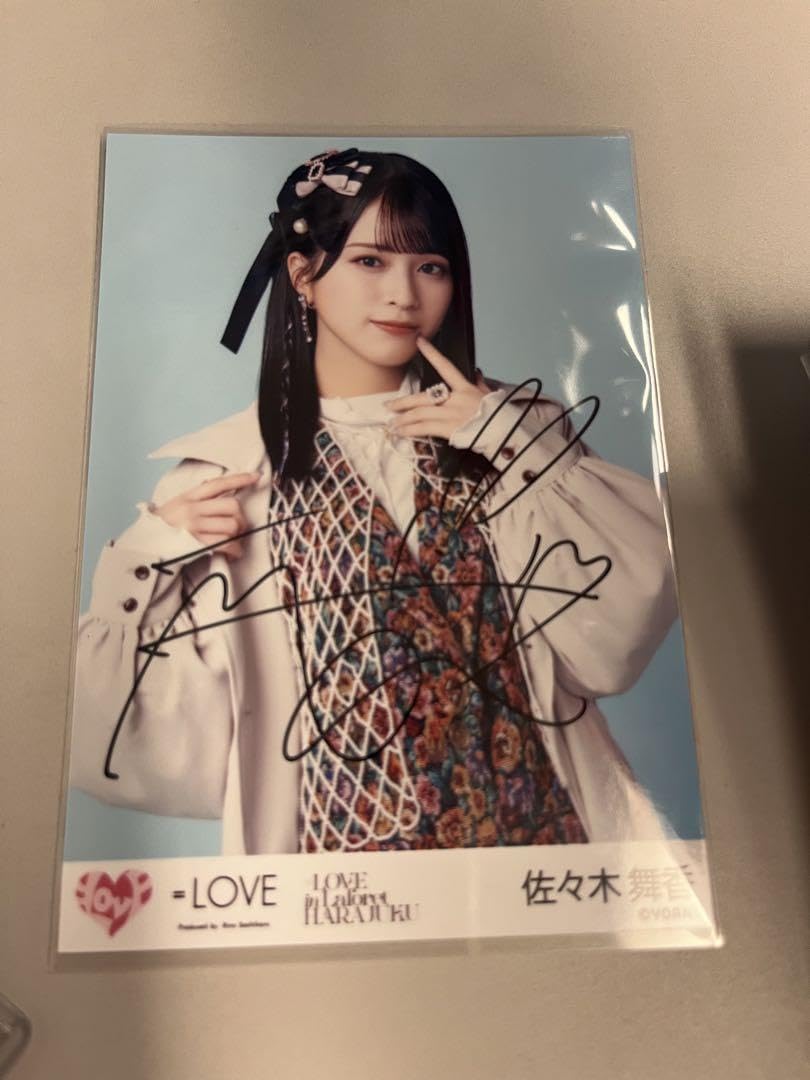 イコラブ直筆 佐々木舞香 ラフォーレ ＝LOVE イコラブ＝LOVE 生写真