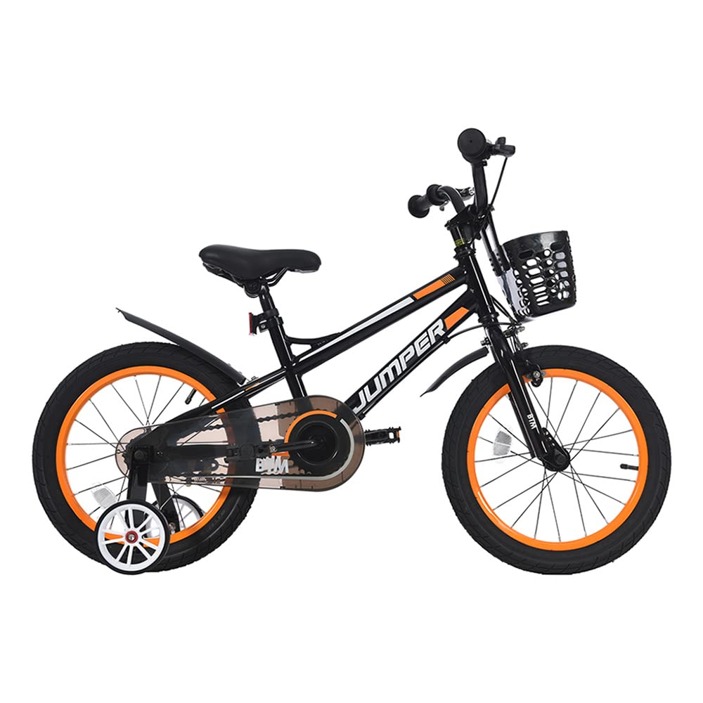 Amazon | 自転車 幼児 16インチ 子供用自転車カゴ付きと補助輪 超軽量 