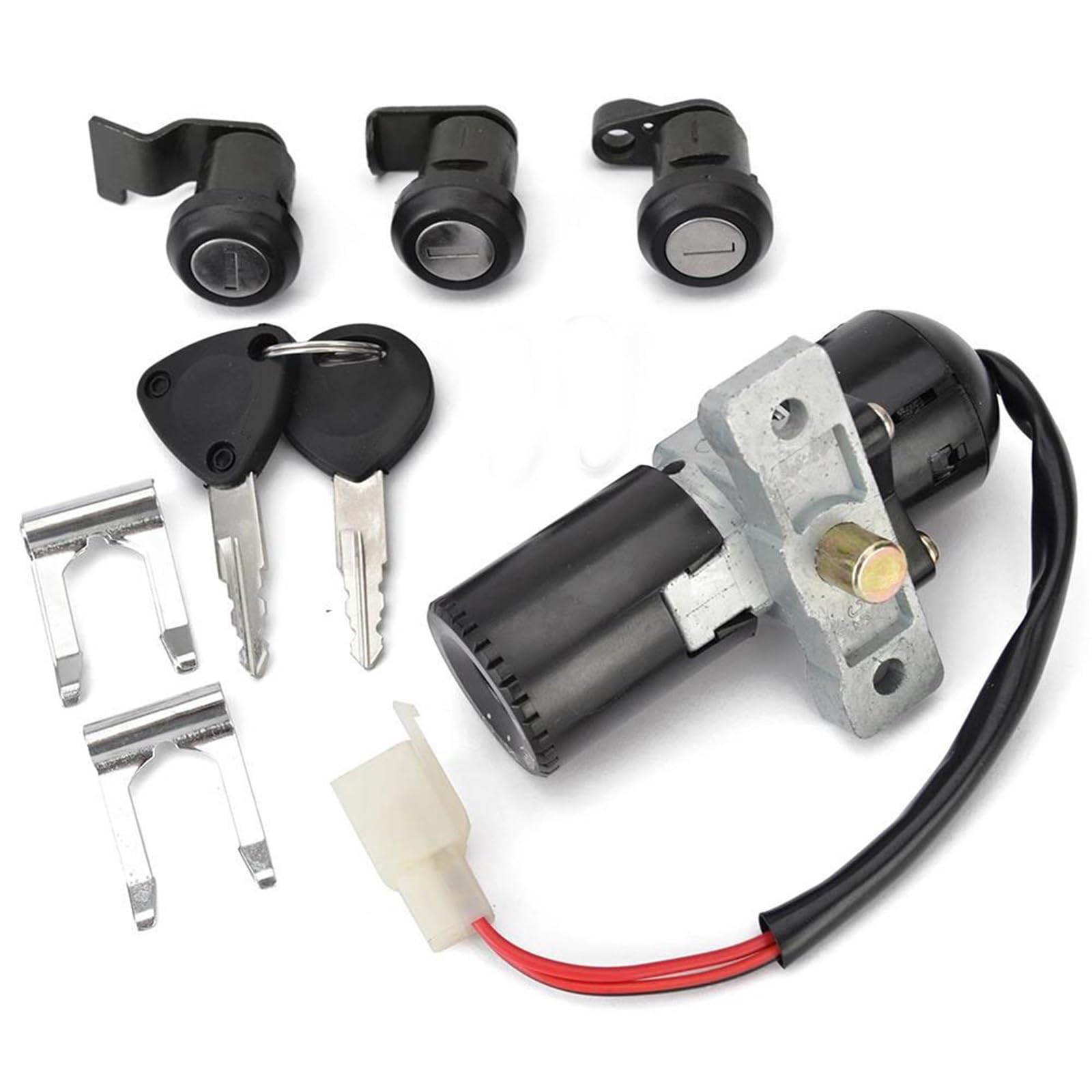 Kit bouchon de réservoir de carburant moto et contacteur robuste pour 35010-KFG-D10