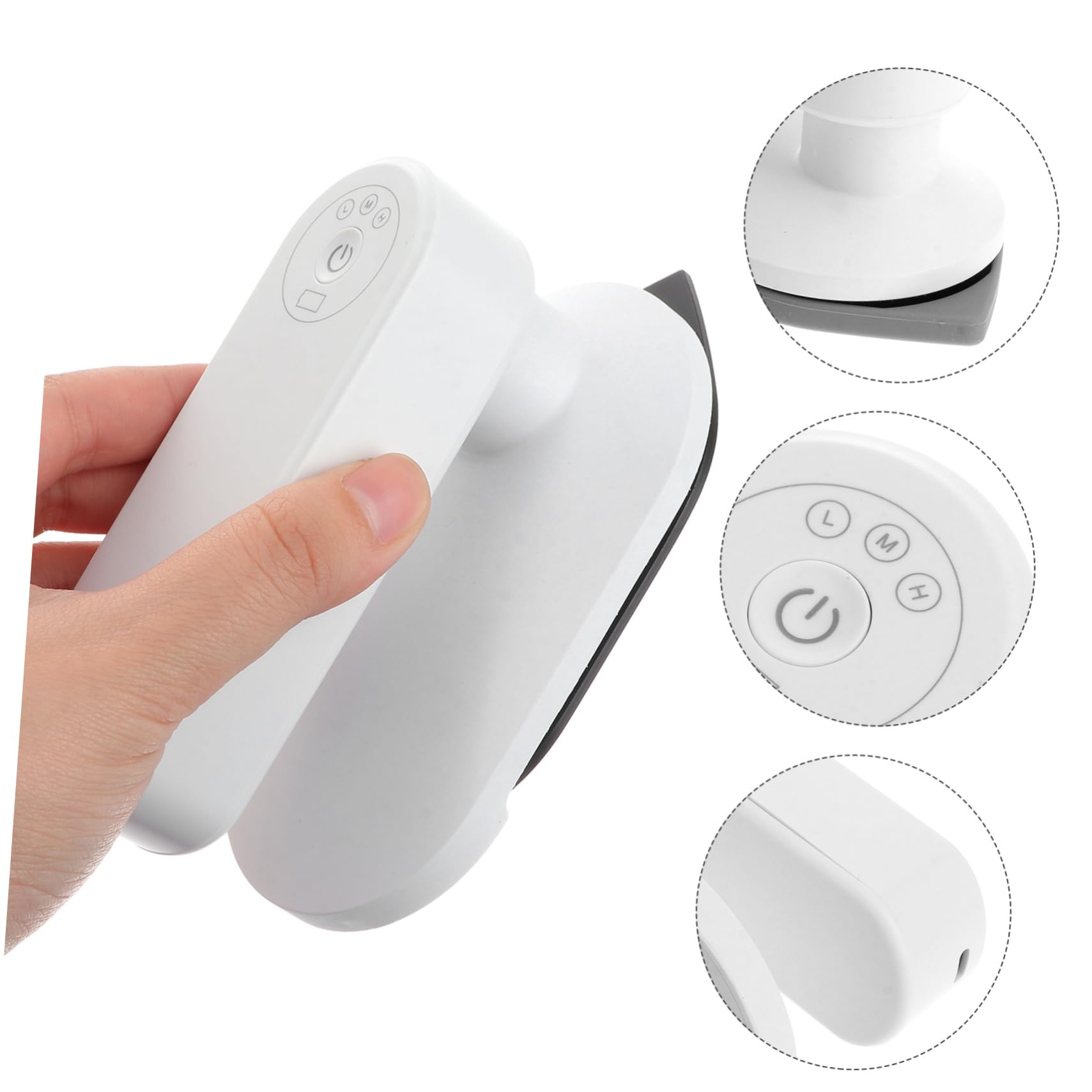 Plancha de Ropa Eléctrica de Mano Mini Color Claro para Prendas | Aluminio Fundido, 3 Niveles Ajustables, Diseño Portátil, Planchado en Plano y Colgado