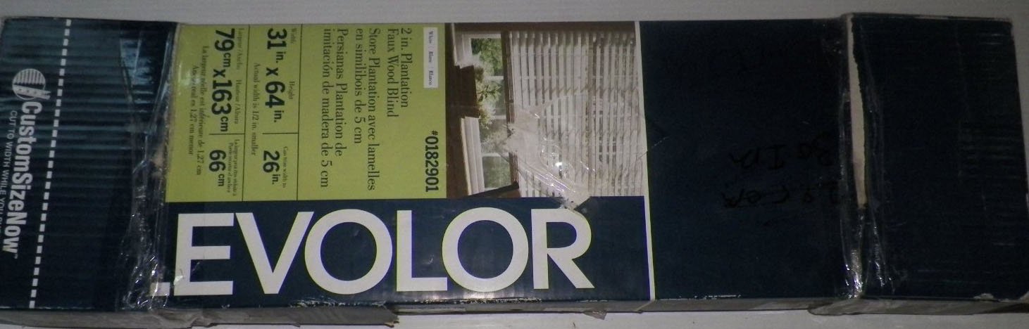 Levolor Custom Size New Upc#027088814909 Model #0182901 31inx64in.