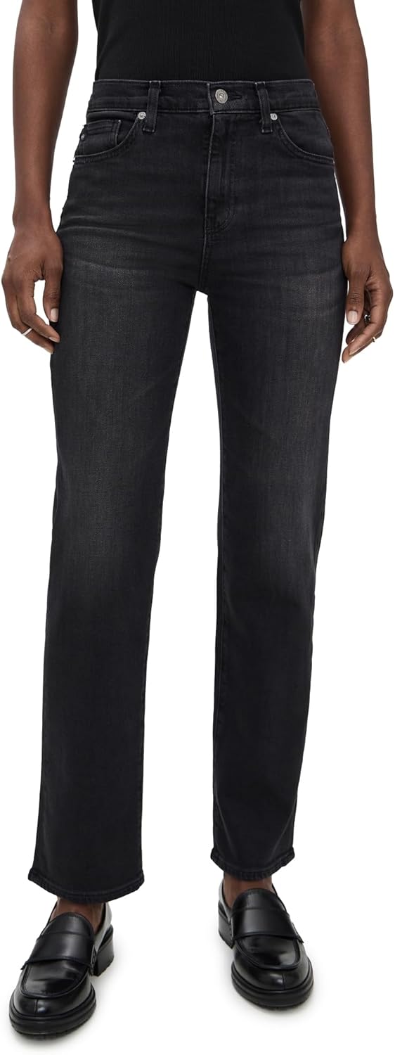 AG Adriano Goldschmied Womens Brinley Mid Rise Straight