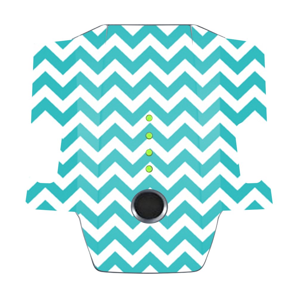 MightySkins Skin Compatible with DJI Mavic Pro Battery - Turquoise Chevron | Protective, Durable, and Unique Vinyl Decal wrap Cover | Easy to Apply, Remove, and Change Styles | Made in The USA