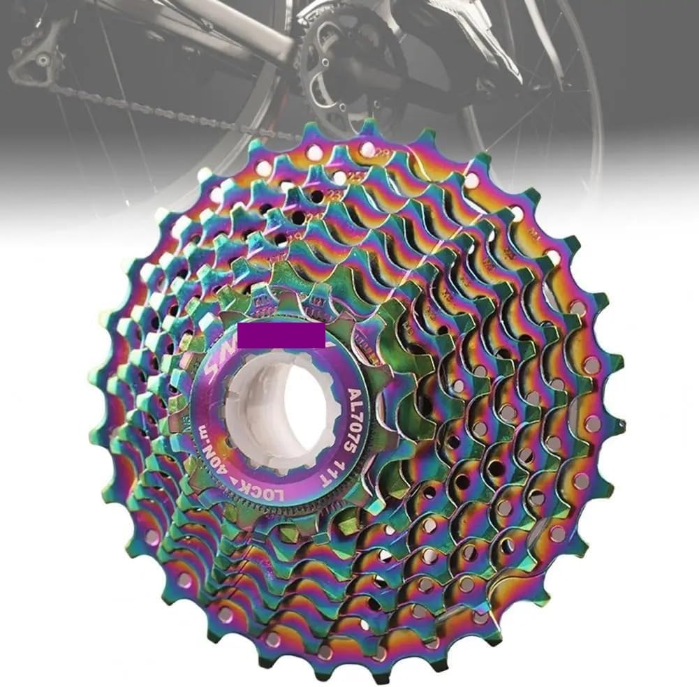 Cassette de Bicicleta, Cassette de Velocidad, Rueda Libre Bicicleta Tallada Hueca Acero al Cromo-molibdeno