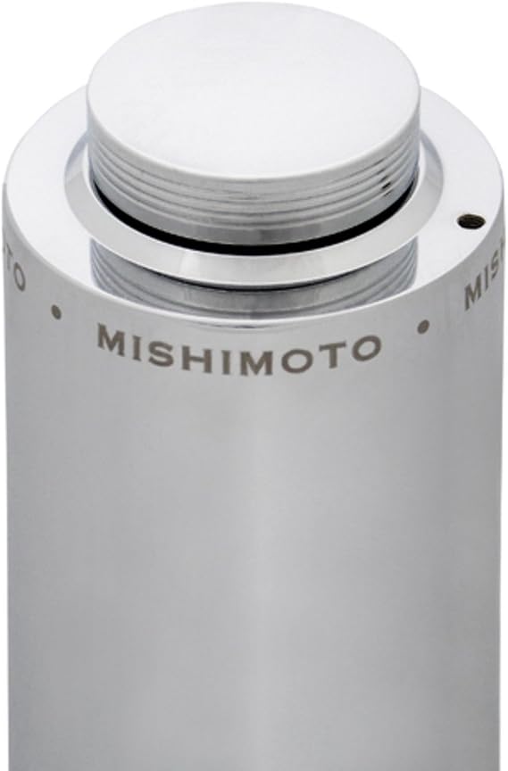 Mishimoto MMRT-CA Aluminum Coolant Reservoir Reservoir Tank Fits Silver