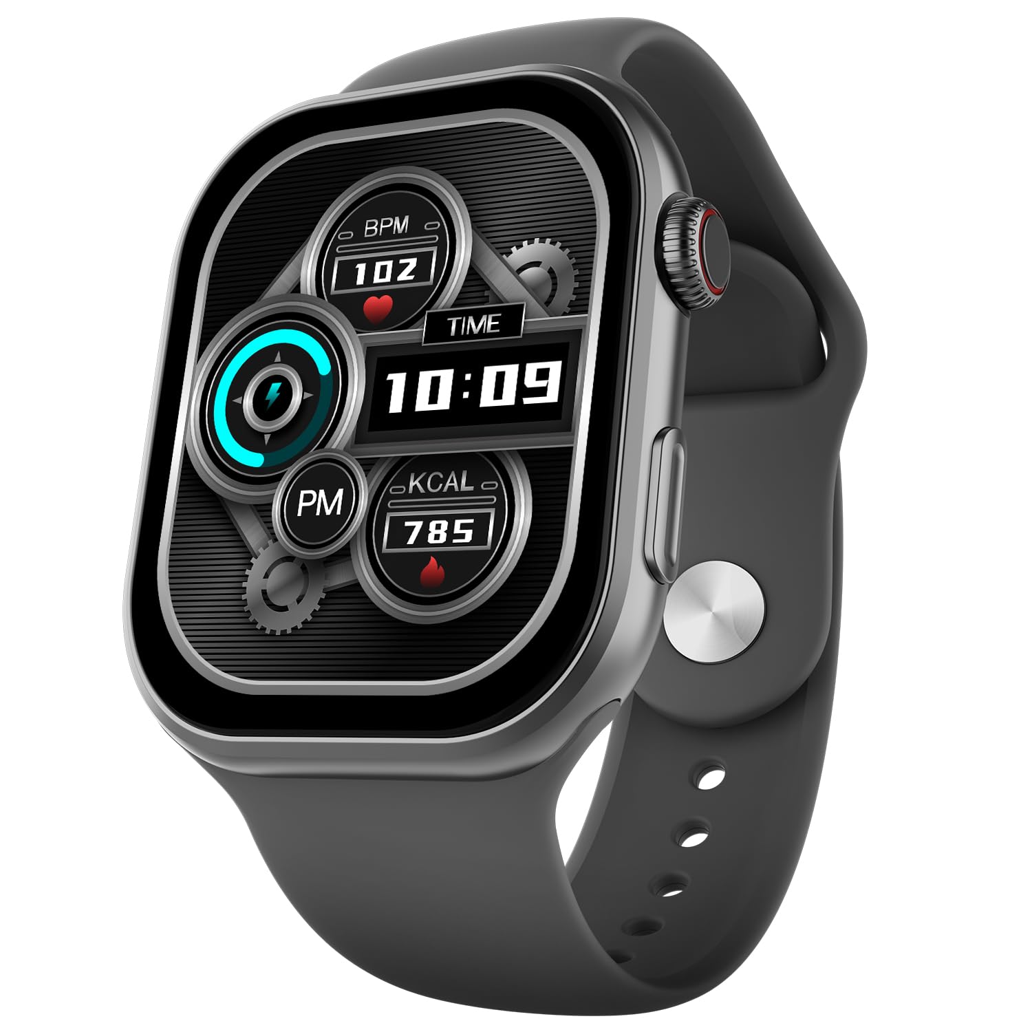 Fire-Boltt Brillia Smart Watch with 51.3mm (2.02 inch) AMOLED Display, Bluetooth Calling, SpO2, Heart Rate Monitoring, 120+ Sports Modes (Brillia, Dark Grey)-image-37