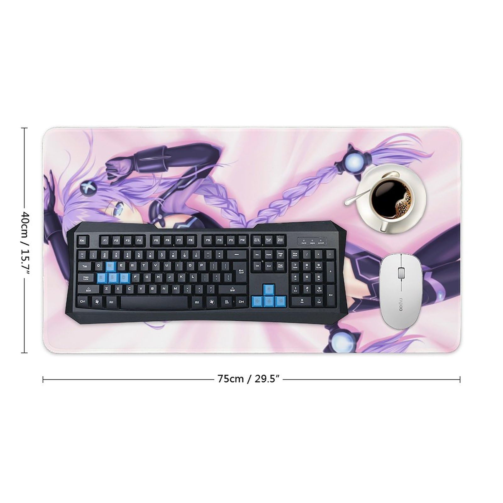 Amazon.co.jp：マウスパッド 大型 ネプテューヌ パープルハート