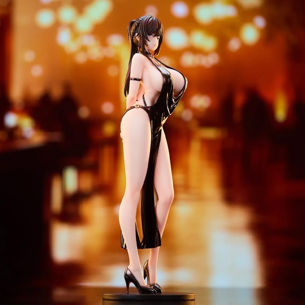 Ilustracja Shiho Miyamae figurka 27 cm skala 1/6 | PVC Stutue Oryginalne figurki malarskie Party Dress Ver. Figurka | Ozdoby dekoracyjne Prezent urodzinowy dla fanów