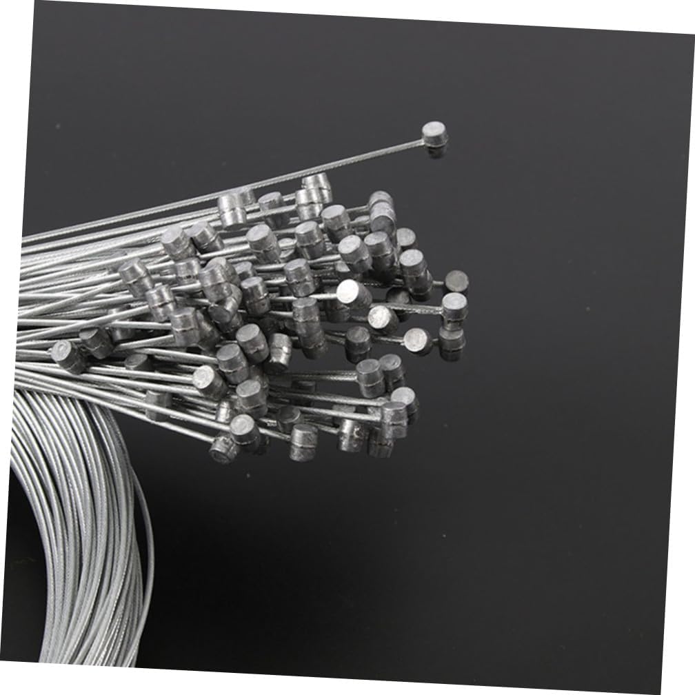 10pc Bike Shifting Cable Kit Durable PTFE Brake Gear Cables for Mountain Road Bikes Low Friction Design Fit for Internal External Wiring