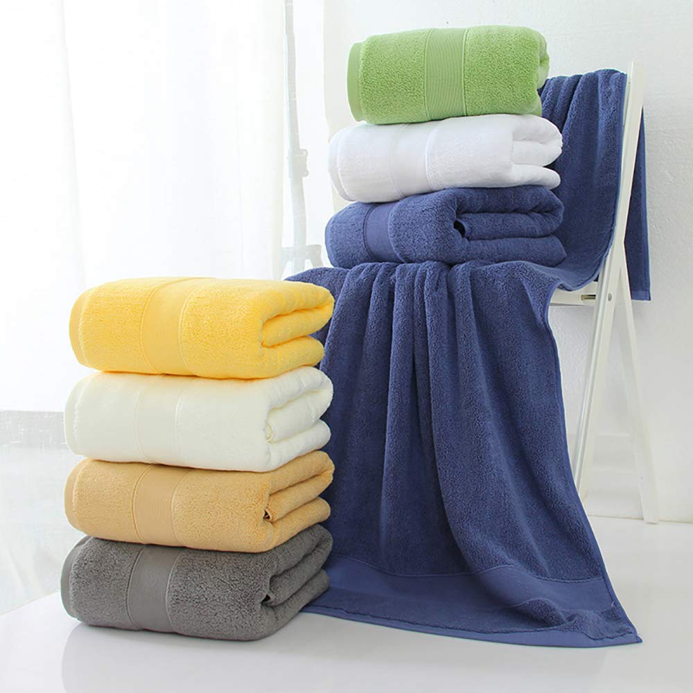 Asciugamani da Bagno in Cotone di Alta qualità, Morbidi, Assorbenti E Confortevoli, Adatti a Famiglie di Sport all'Aria Aperta negli Hotel 80 * 150 Cm (Set di 2), A