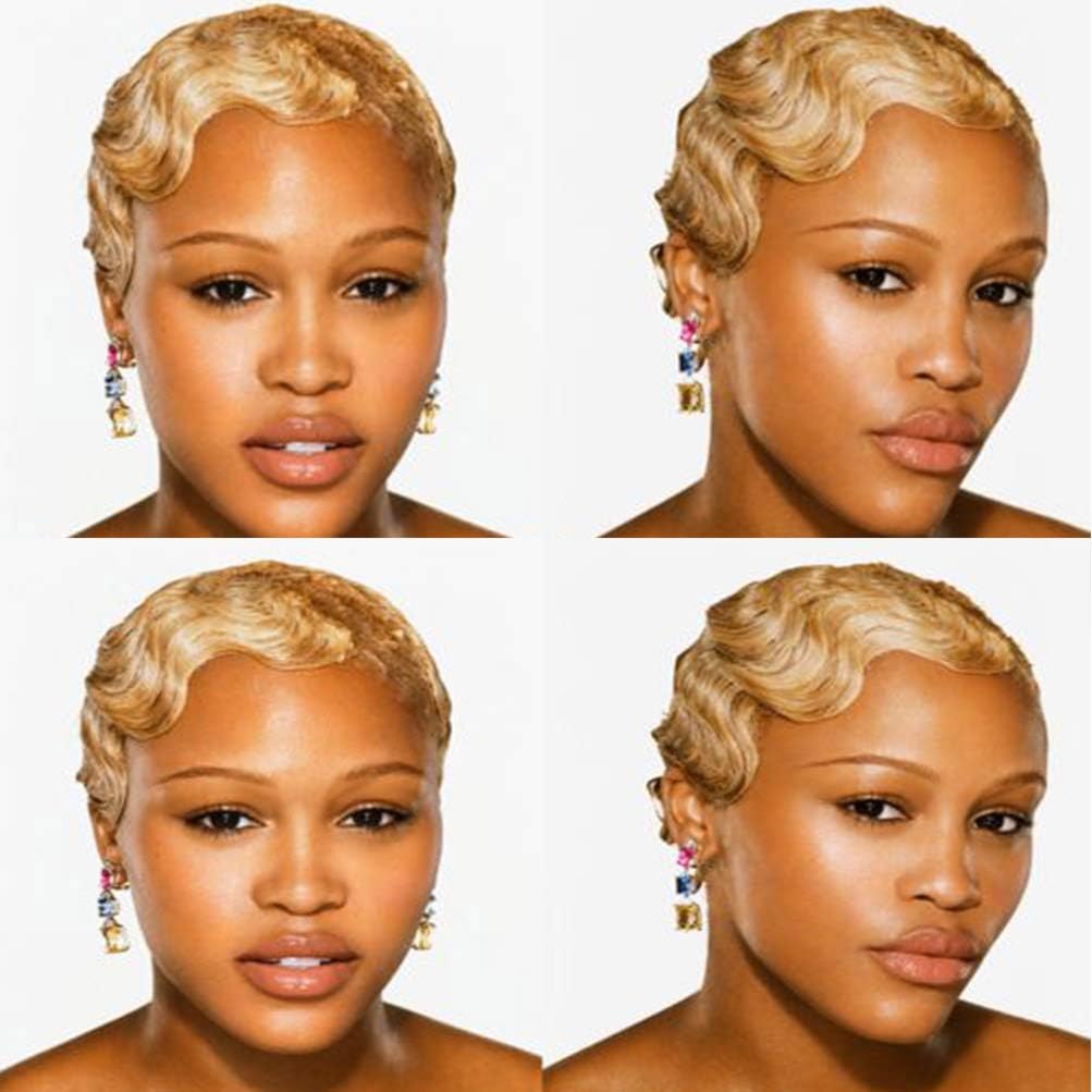 Short Curly Black Cute Synthetic Nuna Wig Real Retro African Afro Hair For Black Women Curly Short Female Wig Natural Looking