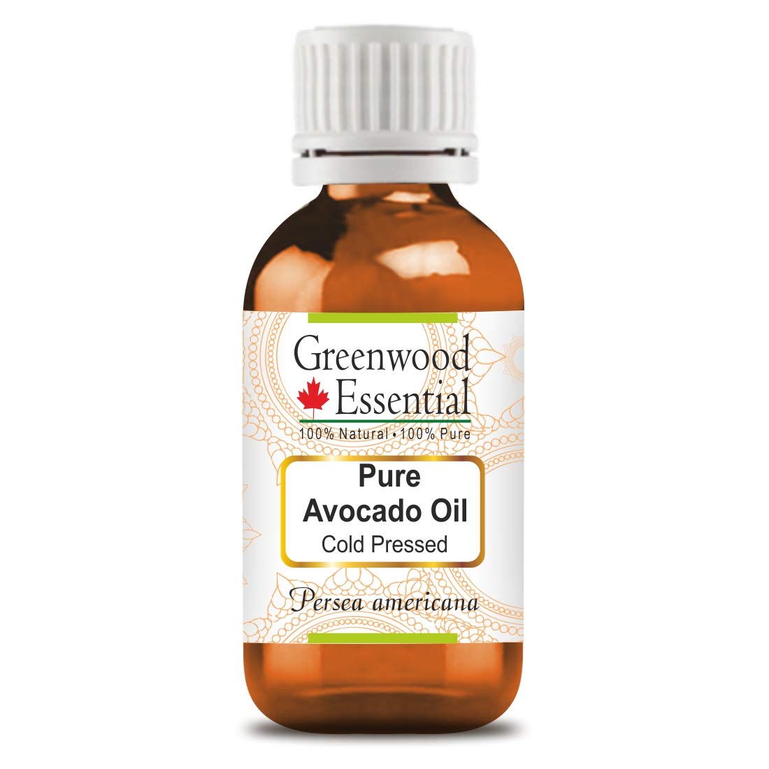 Greenwood Essential Pure Avocado Oil (Persea americana) | Cold Pressed |
