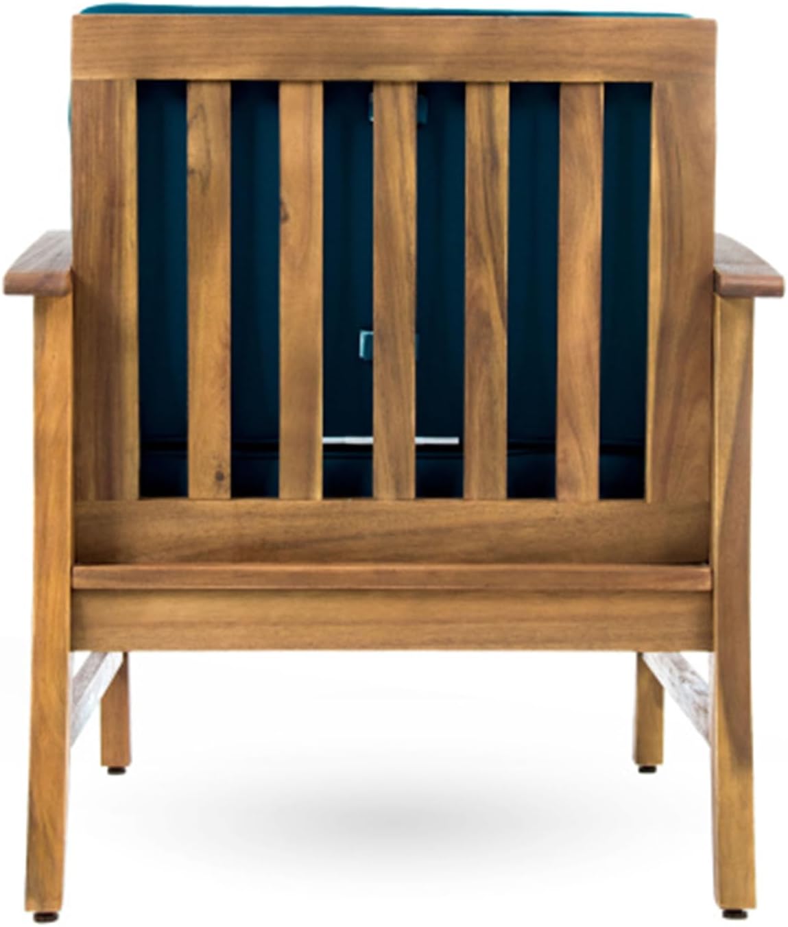 Modern 2 Piece Backrest Patio Chair with Cushion Dark Brown Chair Lounge Chair Balcony Lounge Chair Modern Guest Chair Hotel Restaurant Backrest Chair