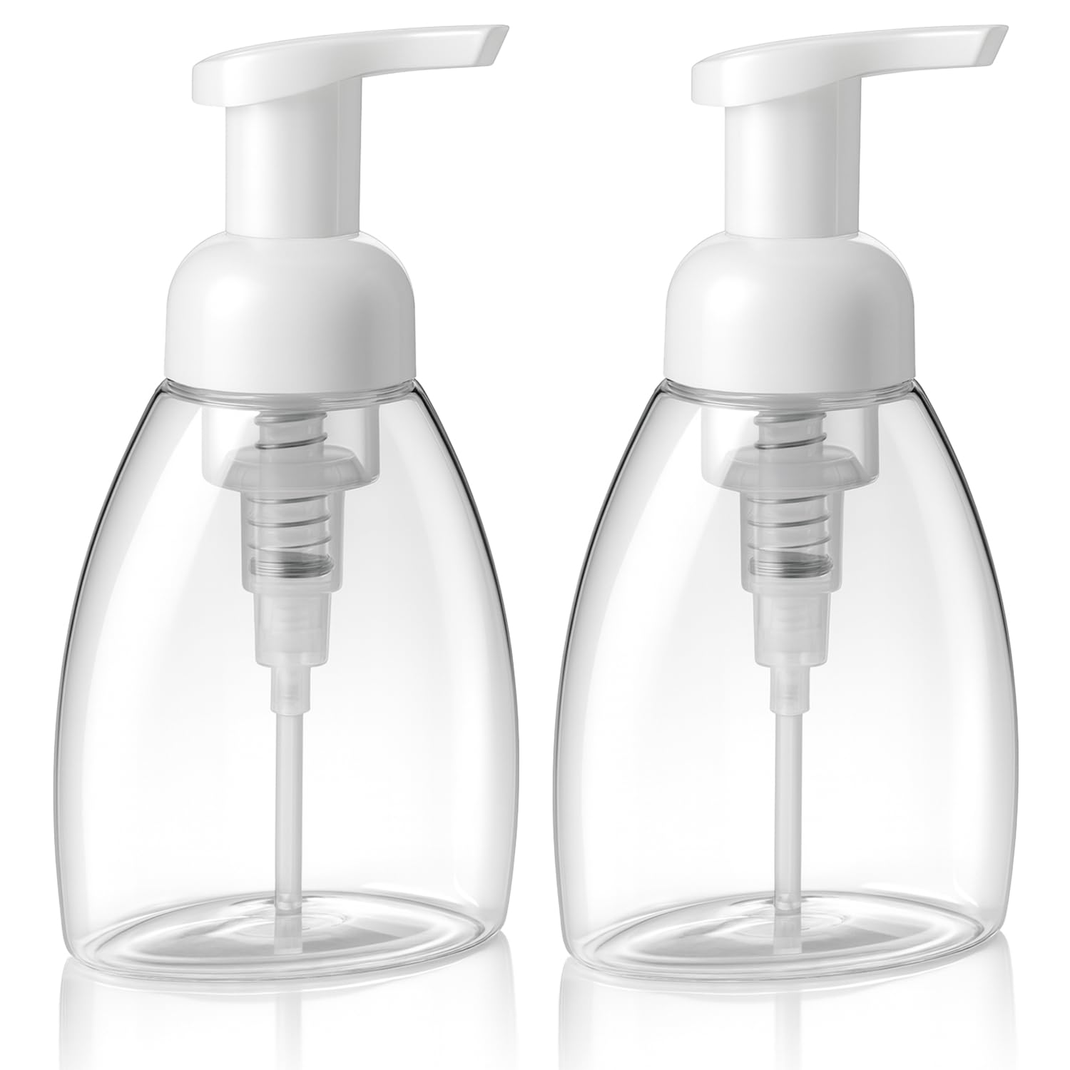 Foaming Soap Dispenser Pump Bottle for Dr. Bronner's Castile Liquid Soap 8.5-Ounce Pack of 2