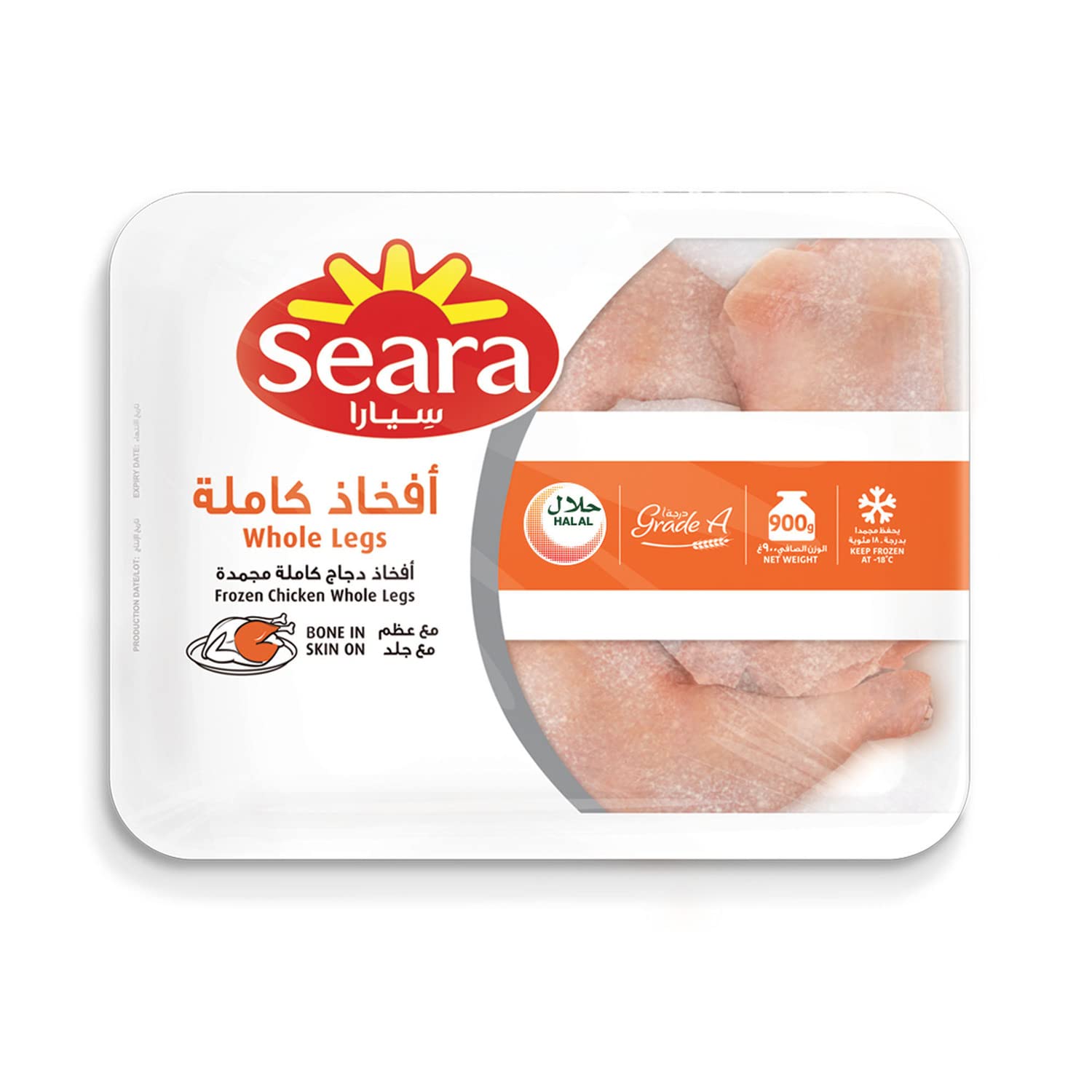 Seara Chicken Whole Leg Bone In Skin On, 900g