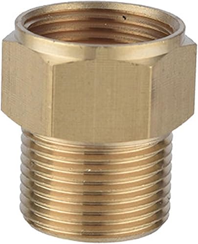 TEAMWILL Lavadora a presión rápida métrica M22 0.591 in rosca macho a M22 0.551 in hembra montaje 1PC