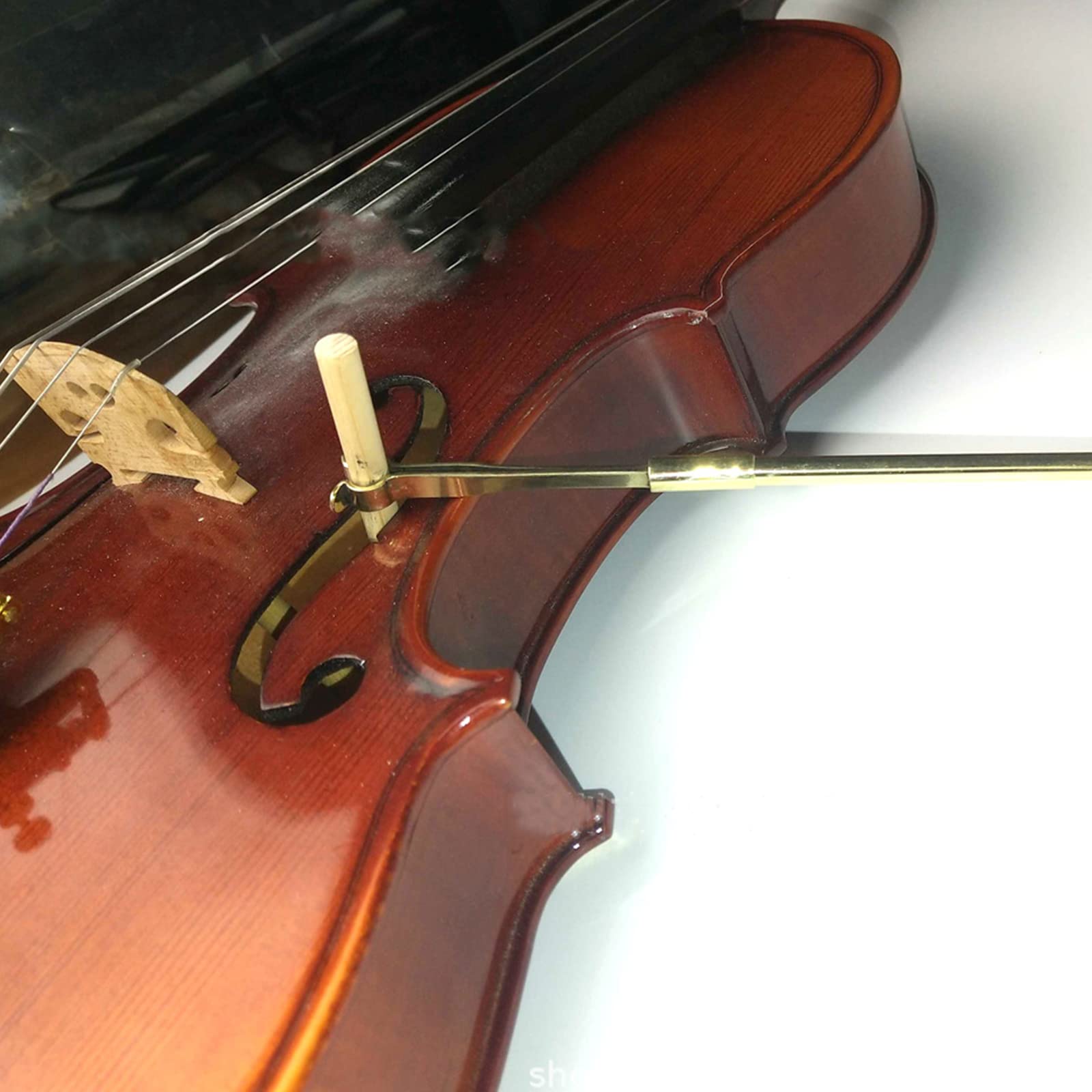 Violin Replacement Parts 1pcs Violin Tail Piece 4/4 Size,Ebony Rosewood Jujube and Inlay Tailpiece (Color : Inlay Shell 3)