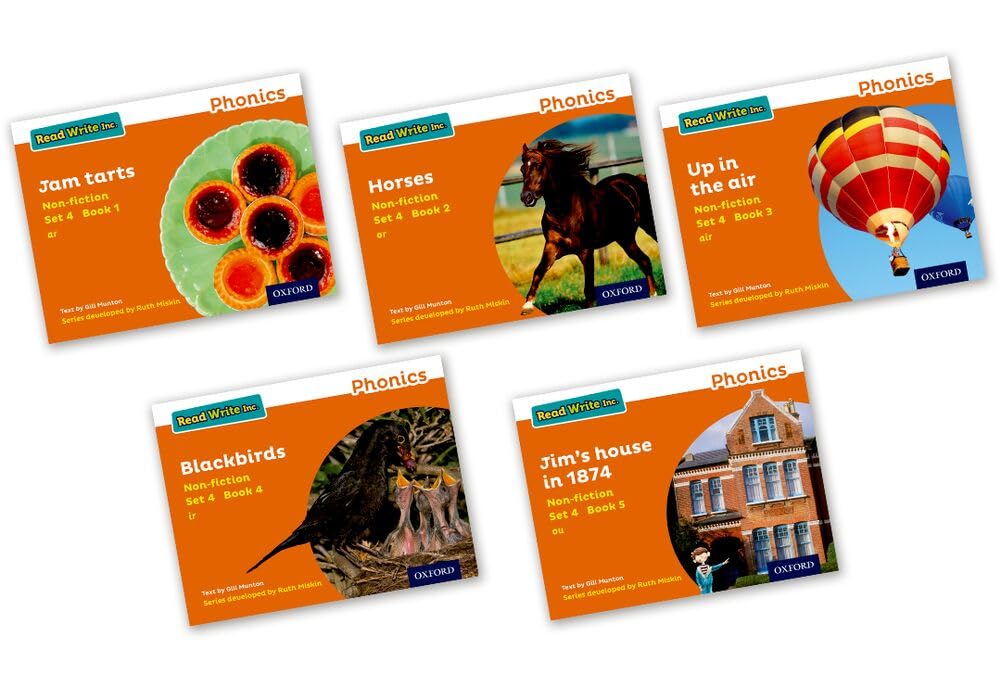 Read Write Inc. Phonics: Orange Set 4 Non-fiction Mixed Pack of 5
