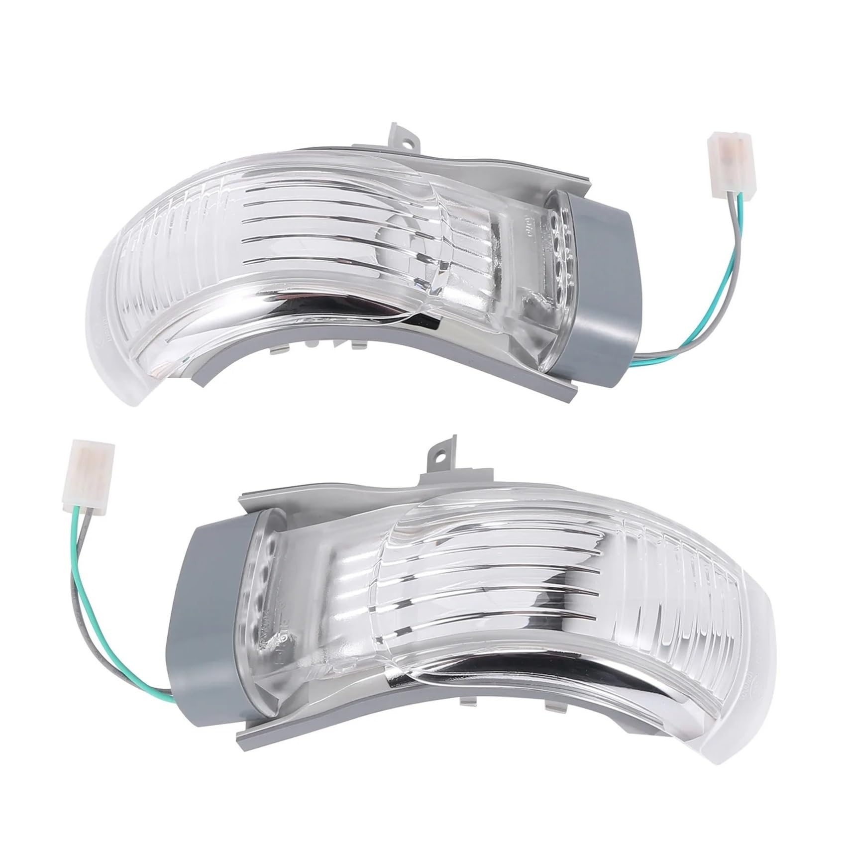 Intermitente de Espejo para VW para Touran 2004 2005 2006 2007 2008 2009 2010 Espejo Retrovisor para Coche Luz LED De Intermitente Indicador de Luz Giro Espejo(L and R)