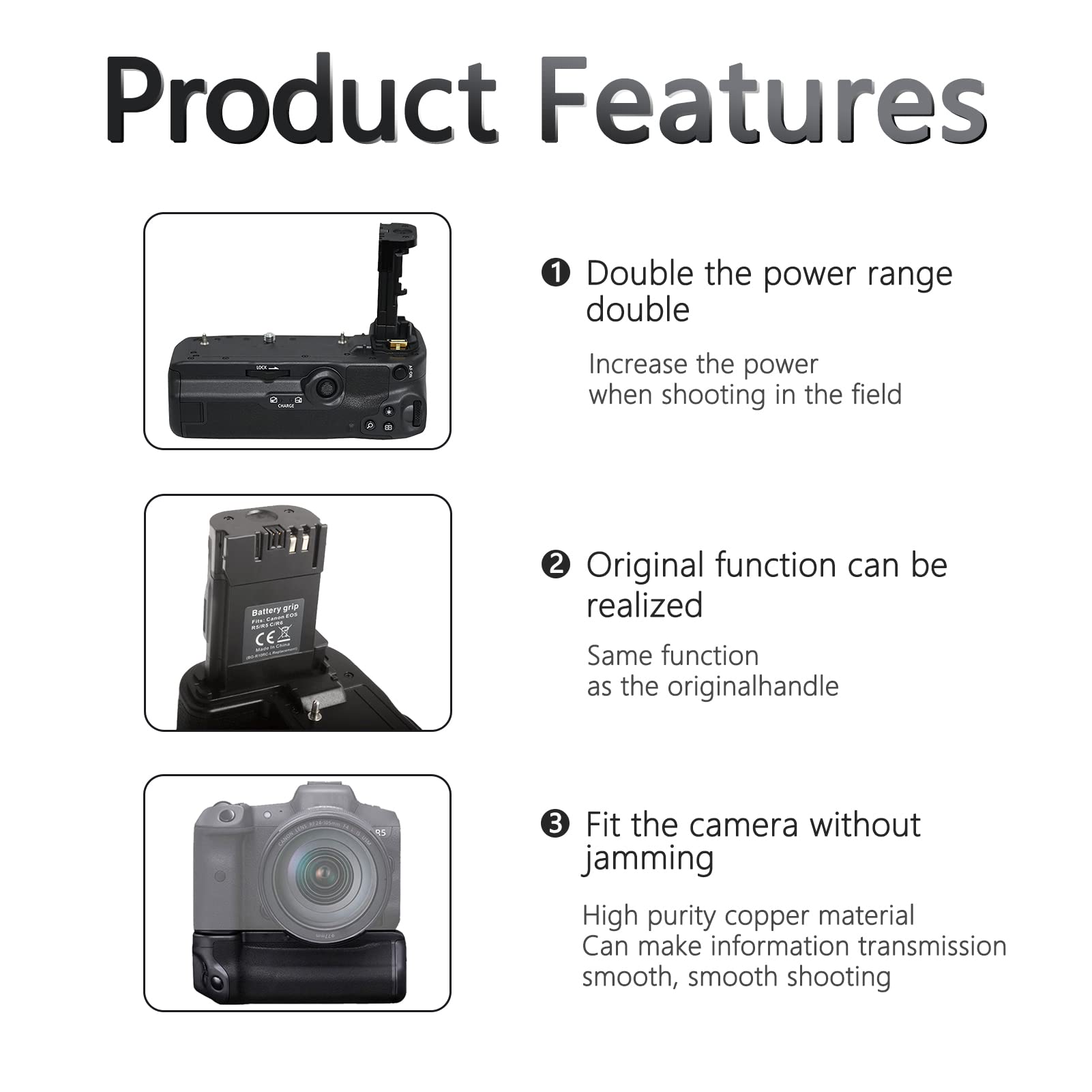 Amazon | Raeisusp BG-R10 縦型バッテリーグリップ と 2.4Gワイヤレス 