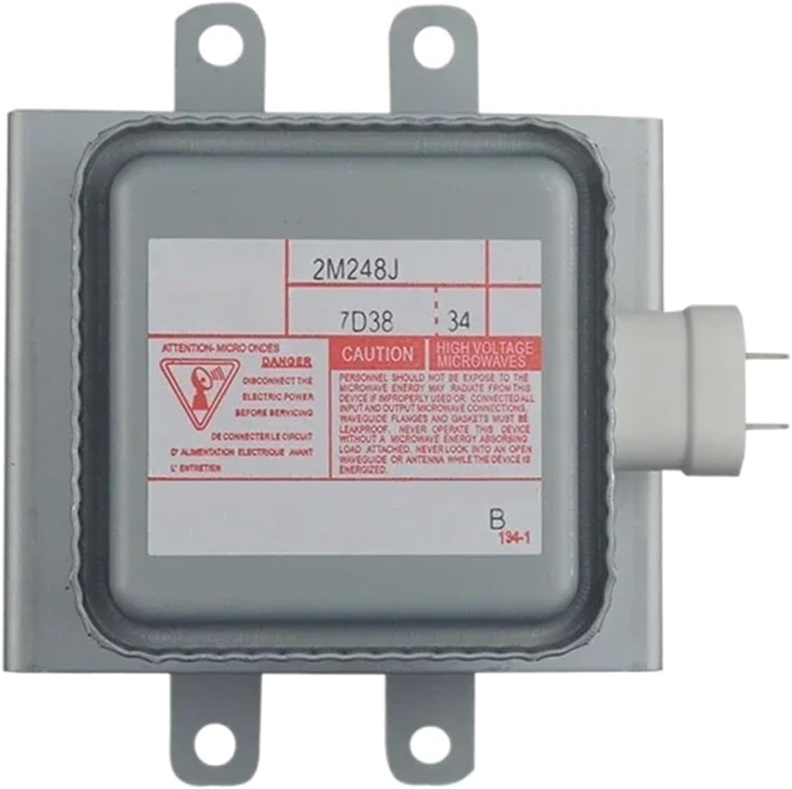 for Microwave Generator 2M248J air-Cooled magnetron Long Foot Accessories Heating Equipment Vacuum Tube