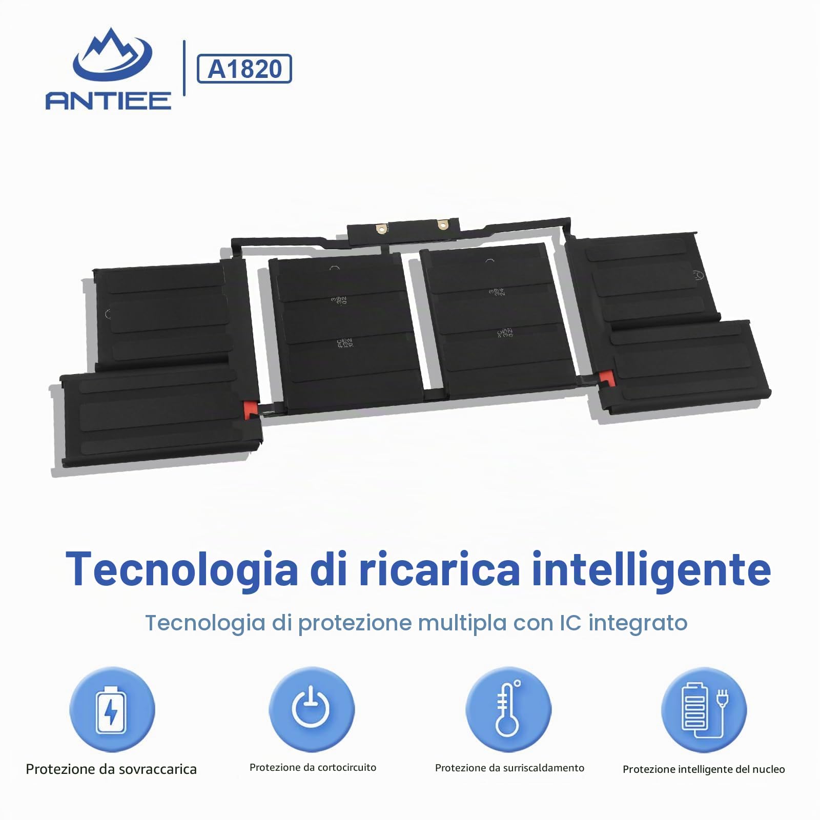 ANTIEE A1707 A1820 Batteria per MacBook Pro 15" Late 2016 Mid 2017