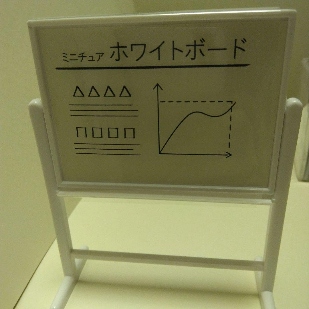 Amazon.co.jp: ミニチュア 机 椅子 ホワイトボード スクールデスク