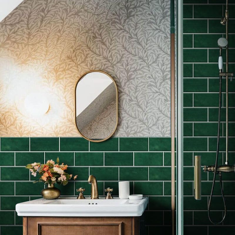 Carrelage Adhesif Mural Salle De Bain EasyLife - Autocollants Carrelage Mural 10x10cm | Lot De 40 | Imperméables Et Autocollants | Pour Cuisine Et Salle De Bain Carreaux Adhésifs 10x10cm