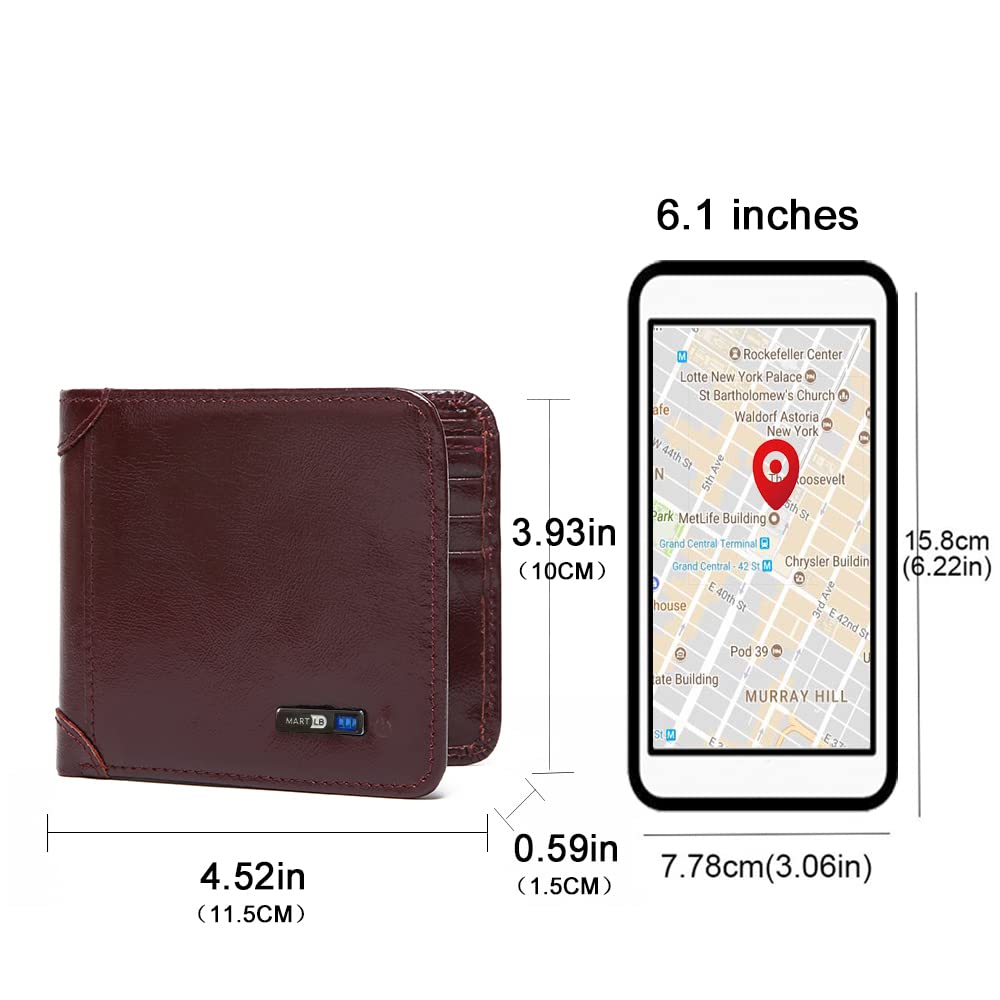 Amazon.com: Men Wallet with Tracker Work with iOS&Android, Wallet