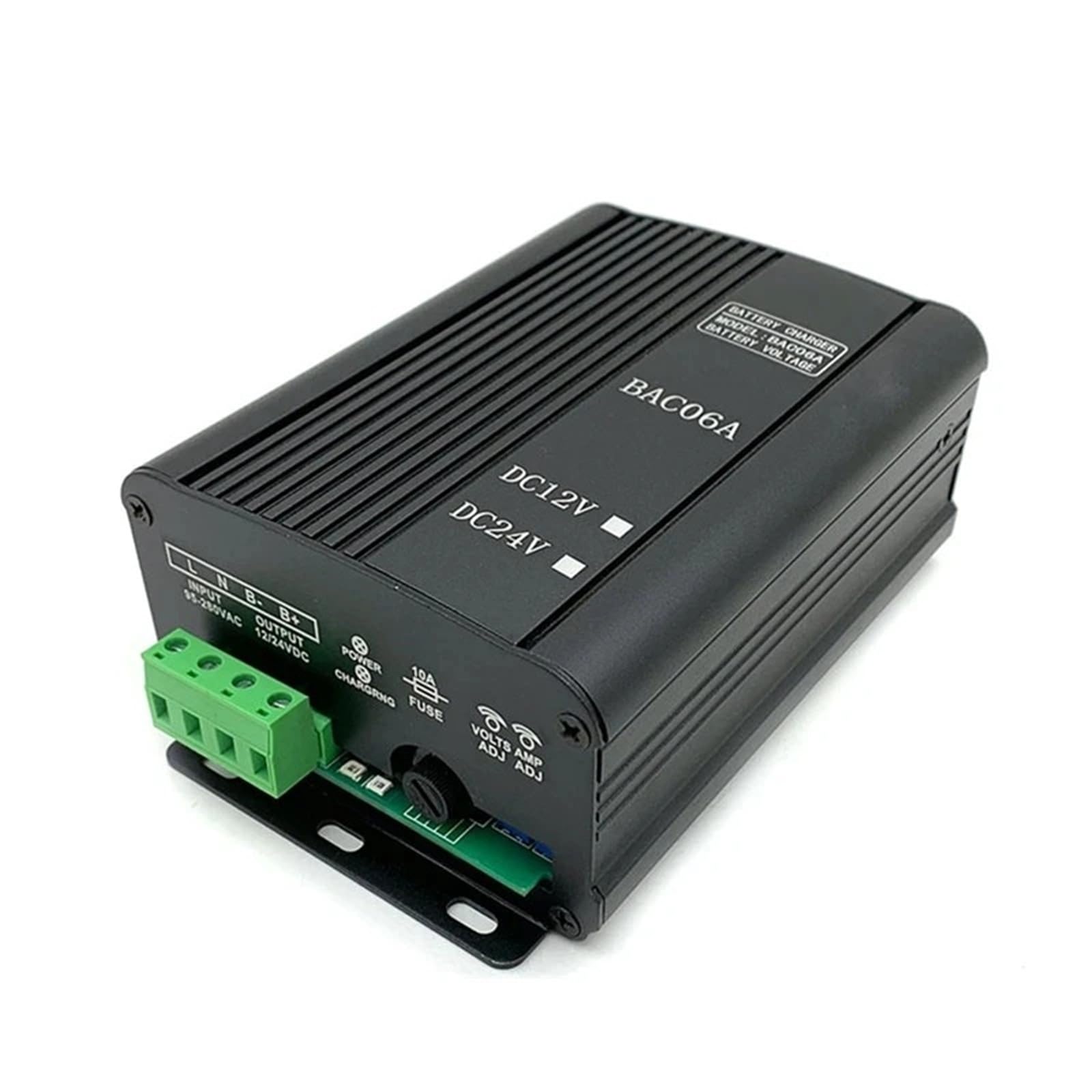 NOVFDLOP BC5A 12V/24V Generator Automatic Battery Charger 5A Diesel Genset Spare Parts(12V)