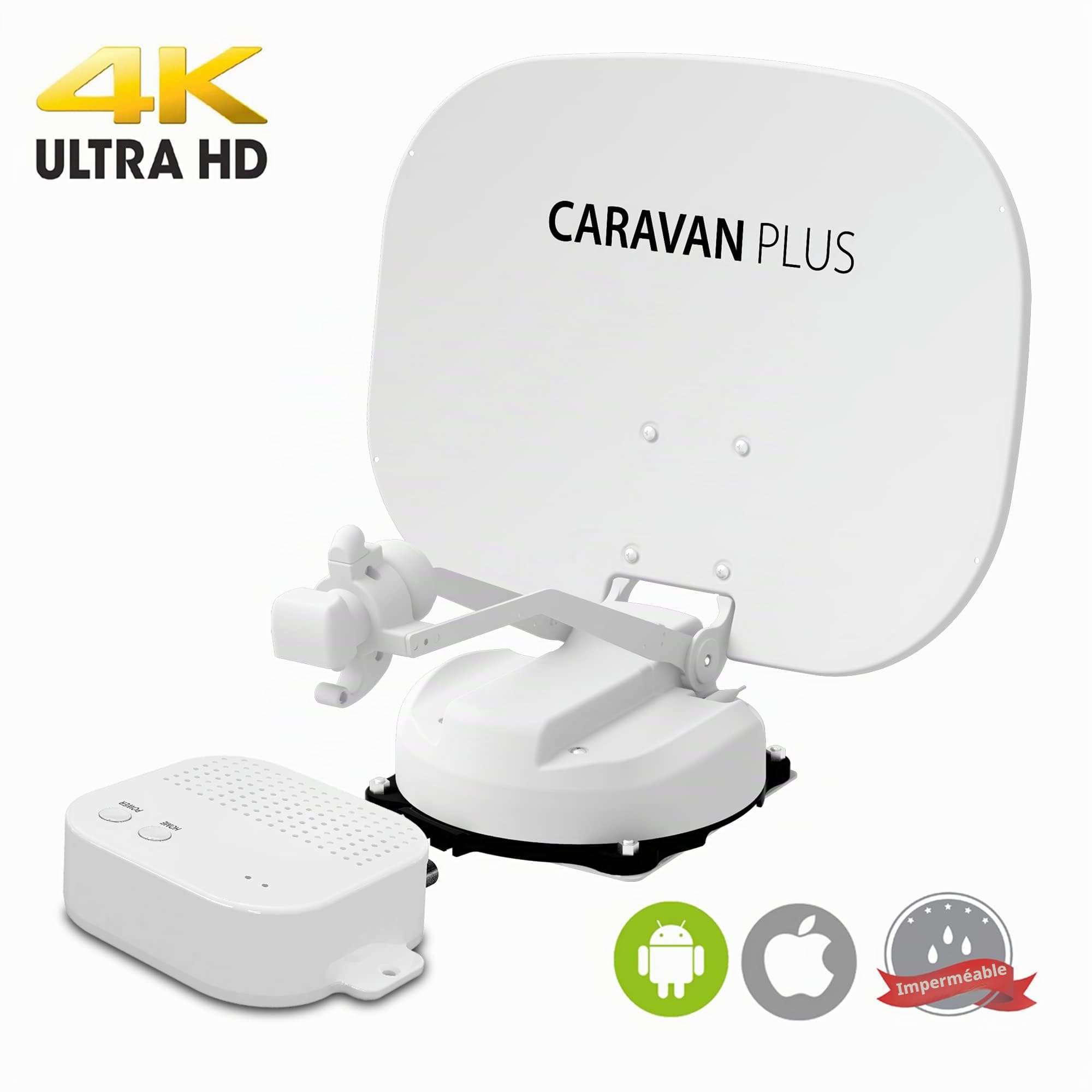 Selfsat Caravan Plus Single, vollautomatische Satelliten antenne Camping Astra