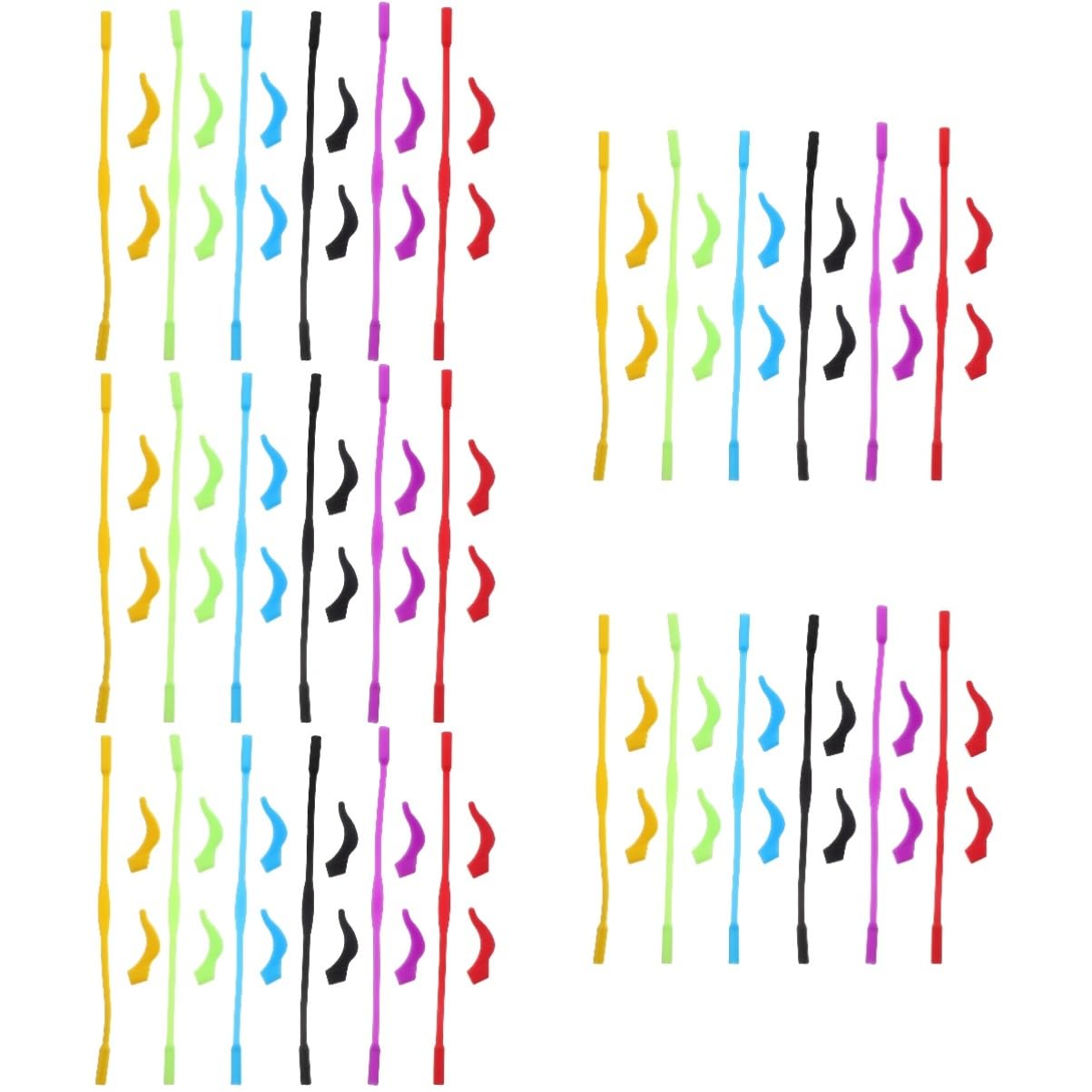 Lot De 30 Cordons De Retenue Pratiques En Silicone Pour Lunettes De Soleil Et Lunettes De Soleil