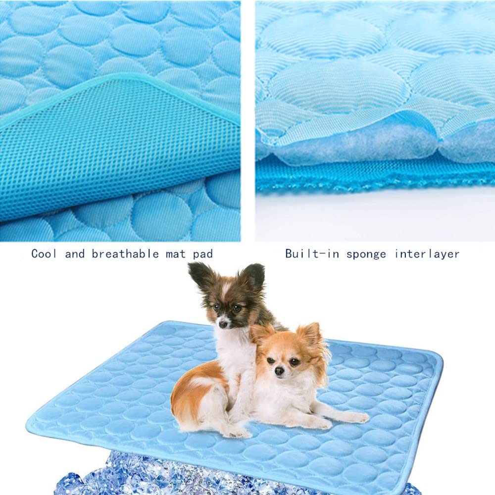 Paw Legend Kühlmatte Für Hunde & Katzen – Waschbare Eisseide-Matte Für Sommer Und Reisen