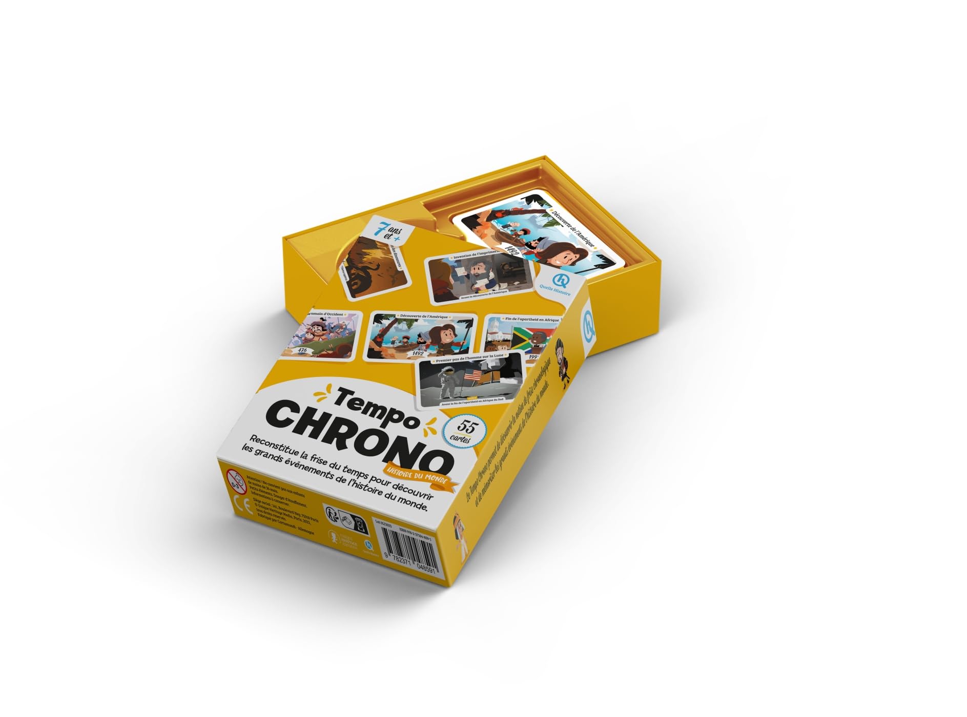 Tempo Chrono Histoire du Monde (2nde Ed): Jeu de chronologie 7 ans et +
